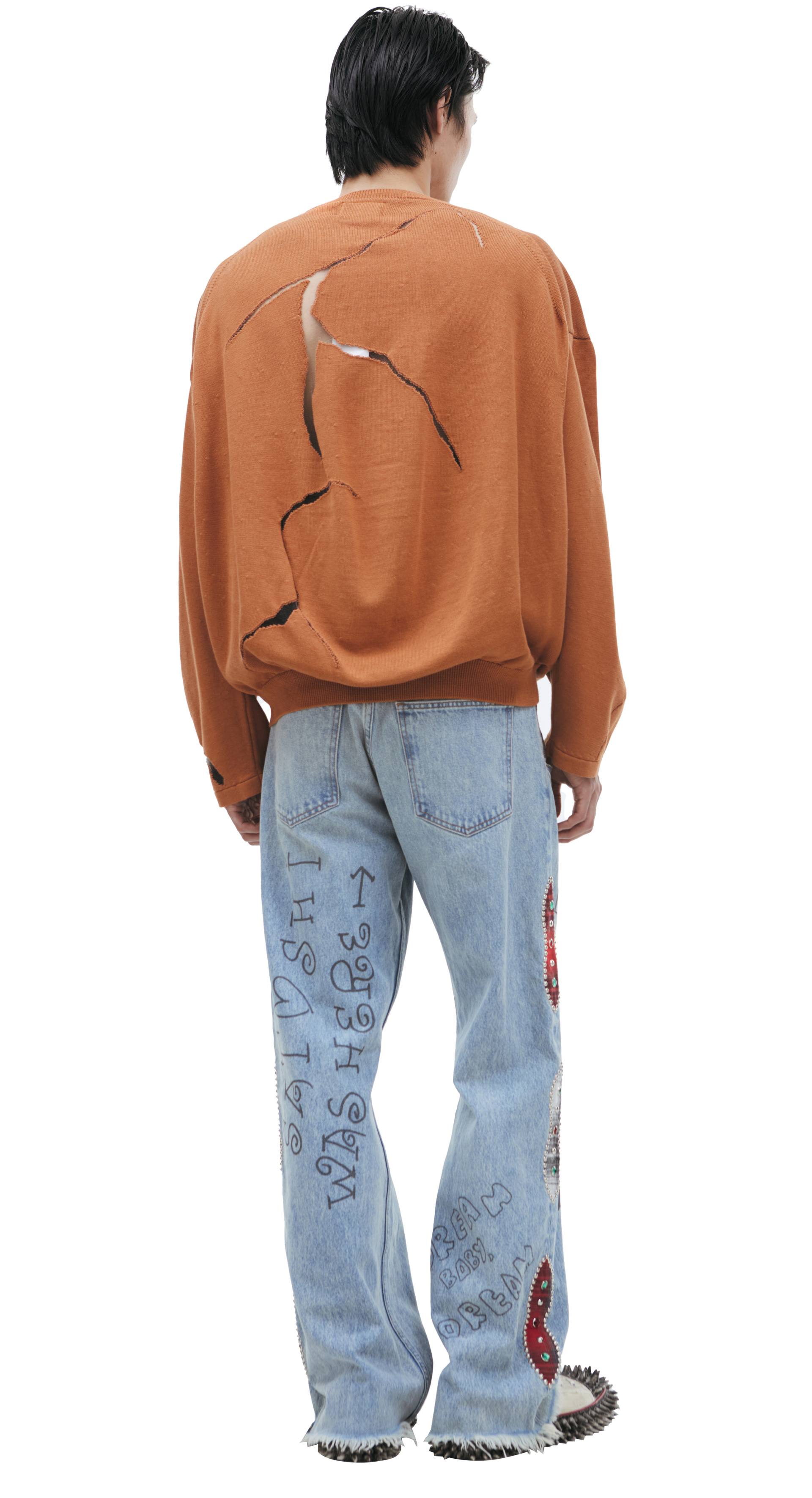 Doublet CRACKED EGG sweater