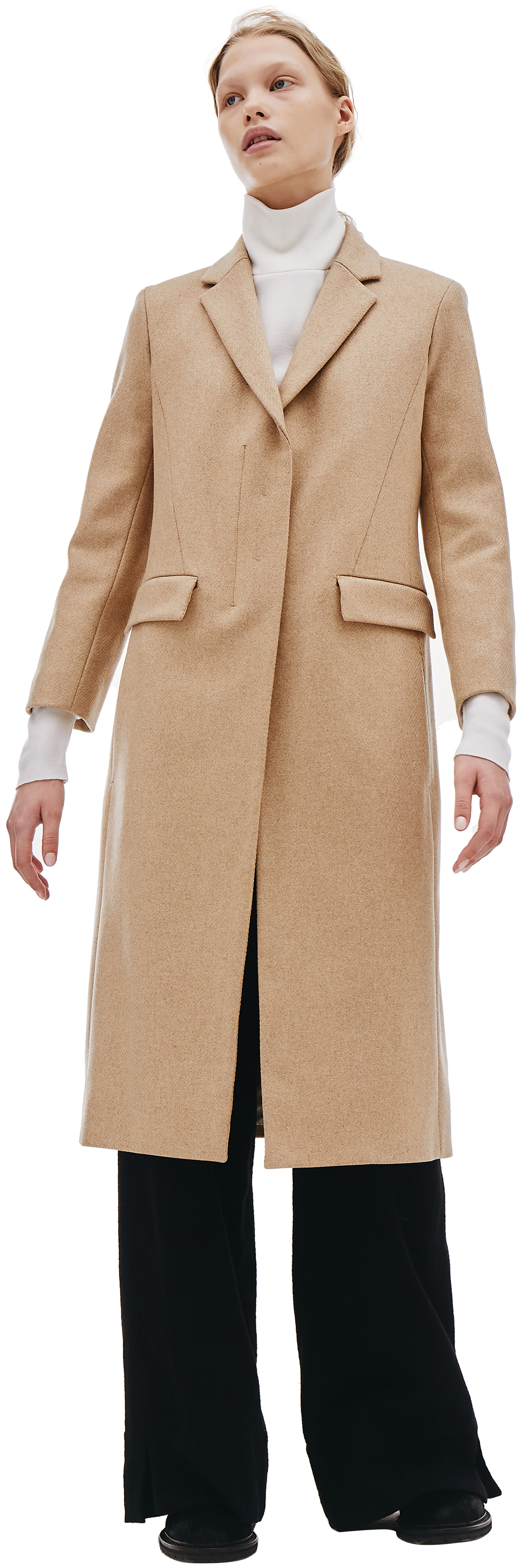 The Row Beige Wool Coat