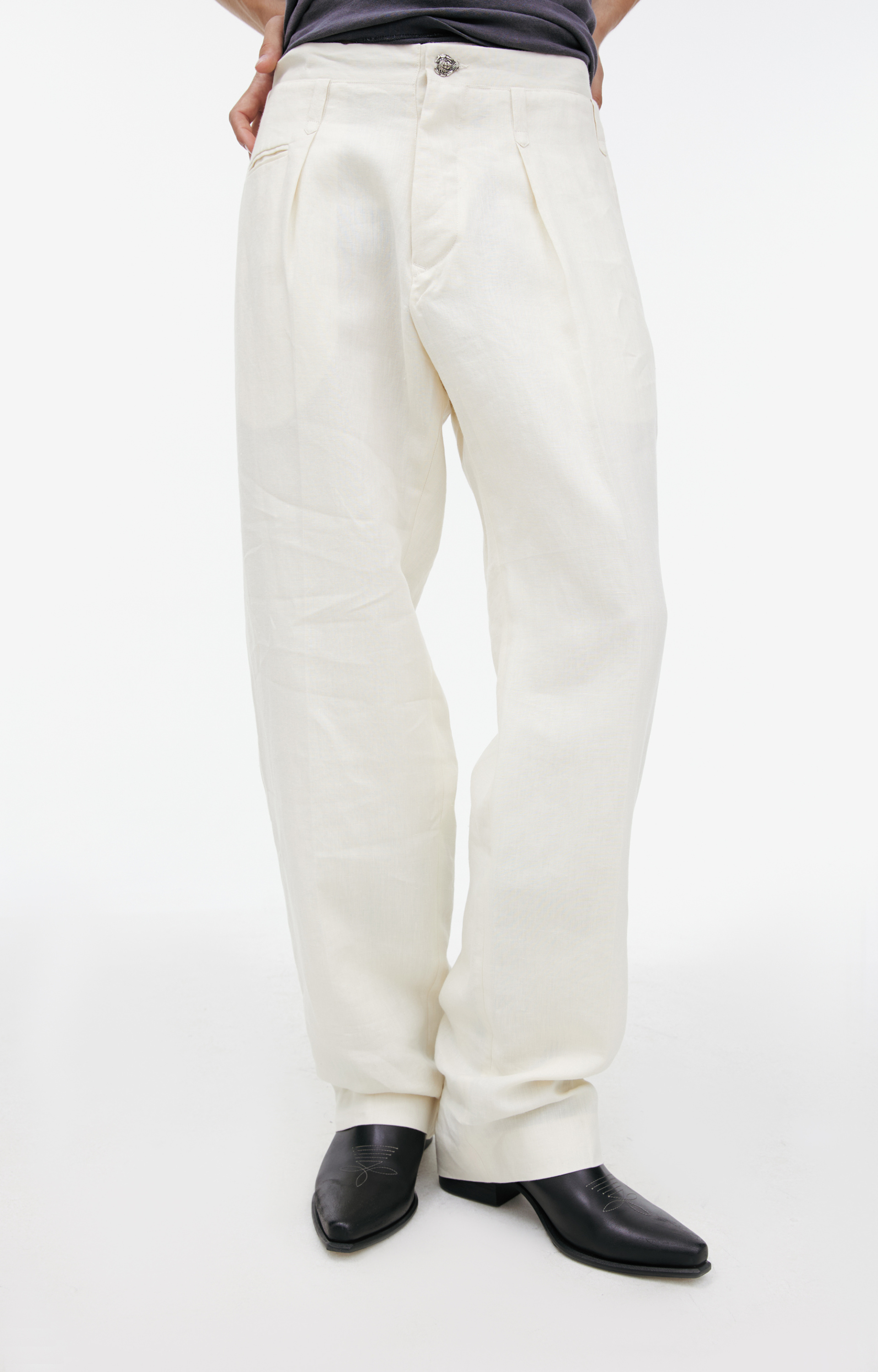 Enfants Riches Déprimés Mao\'s Linen Trousers