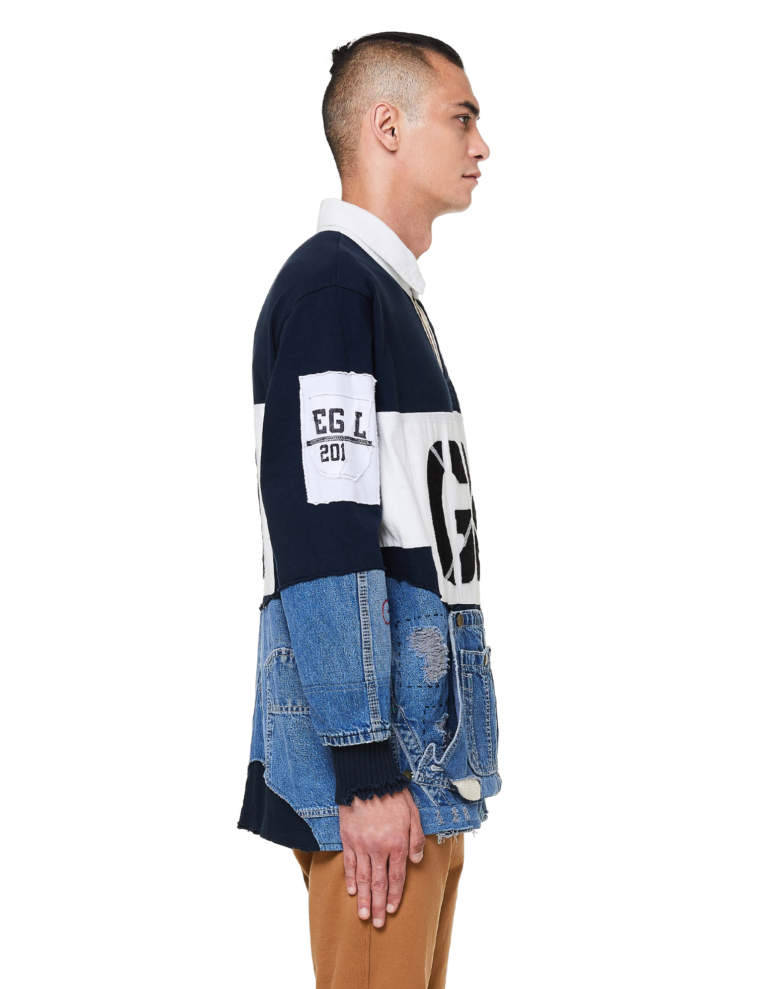 Greg Lauren GL Rugby Cotton Sweatshirt