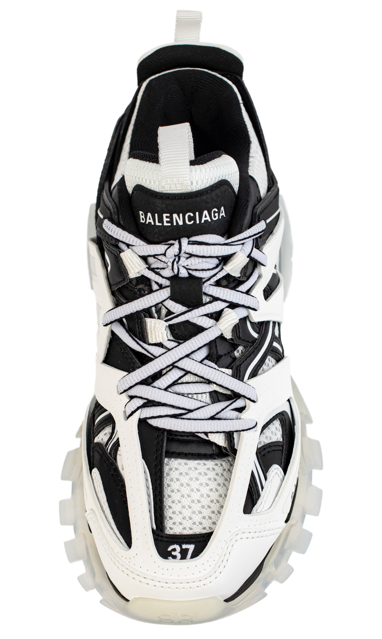 Balenciaga Черно-белые кроссовки Track