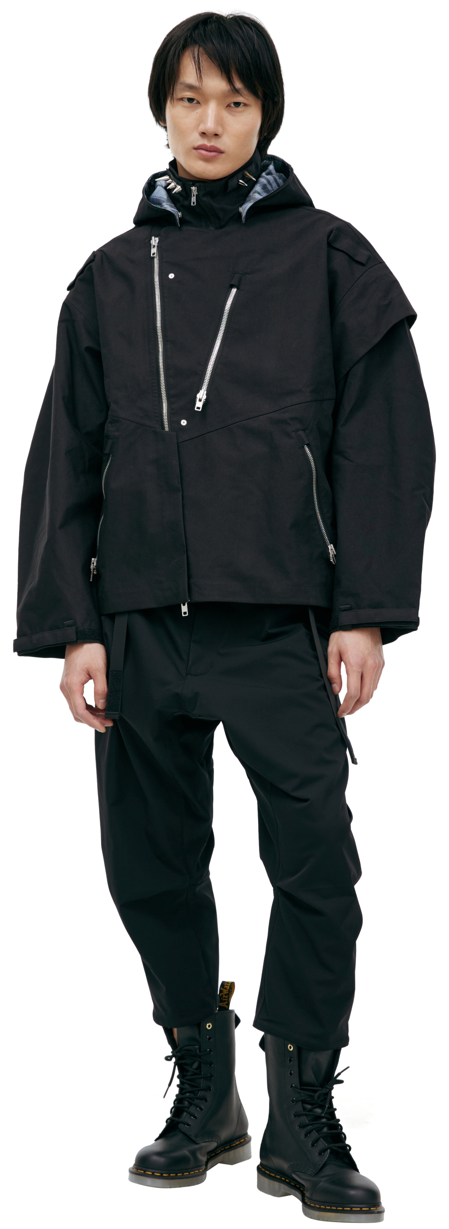 Acronym Black hooded jacket