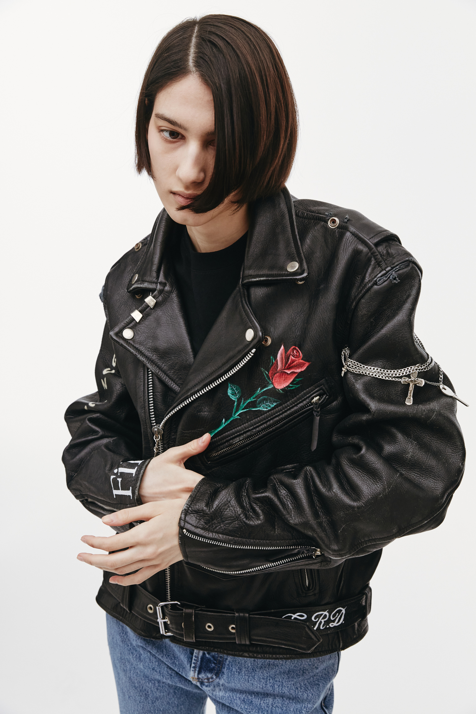 Enfants Riches Déprimés ERD X SVMOSCOW Leather Jacket