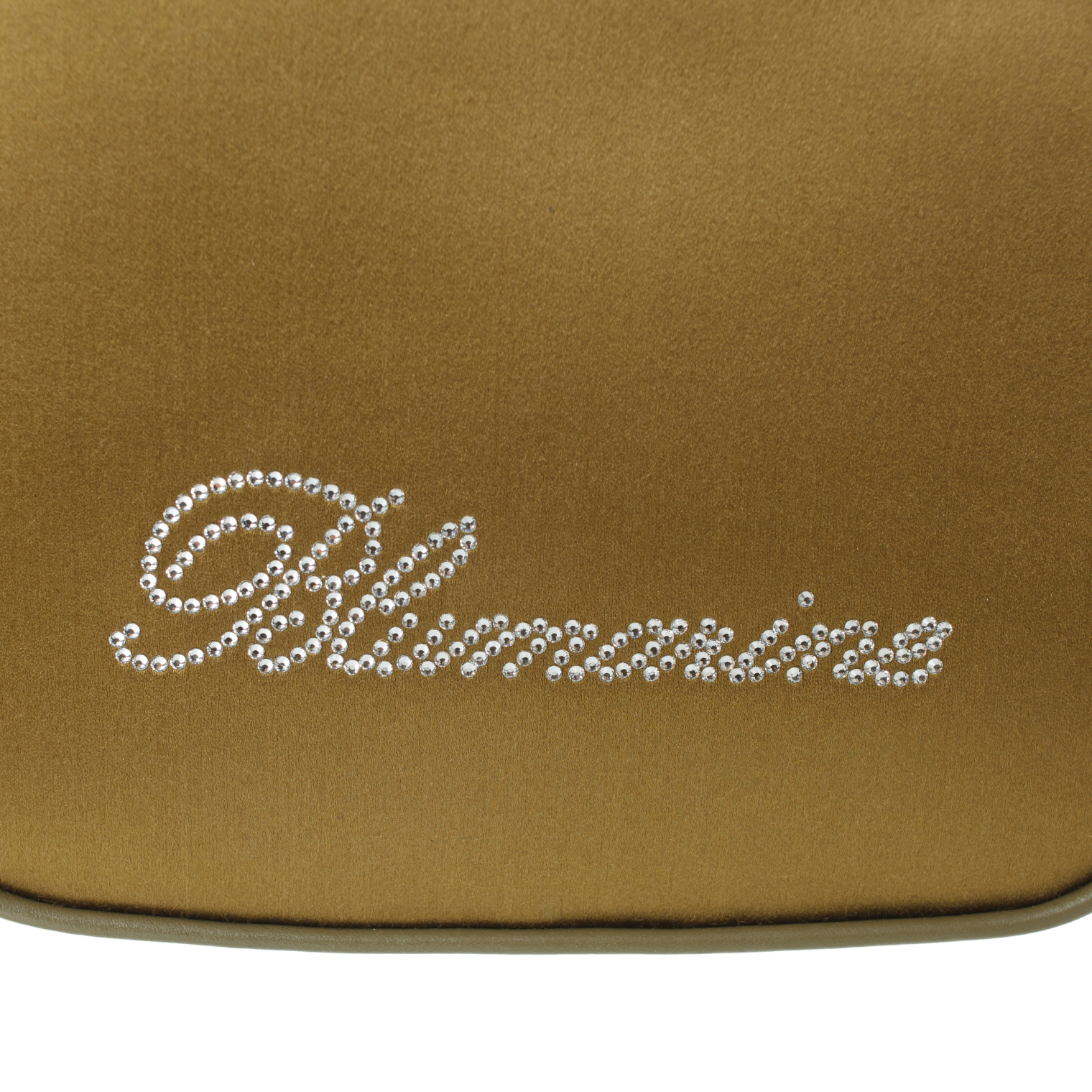 Blumarine Rhinestone Logo Bag