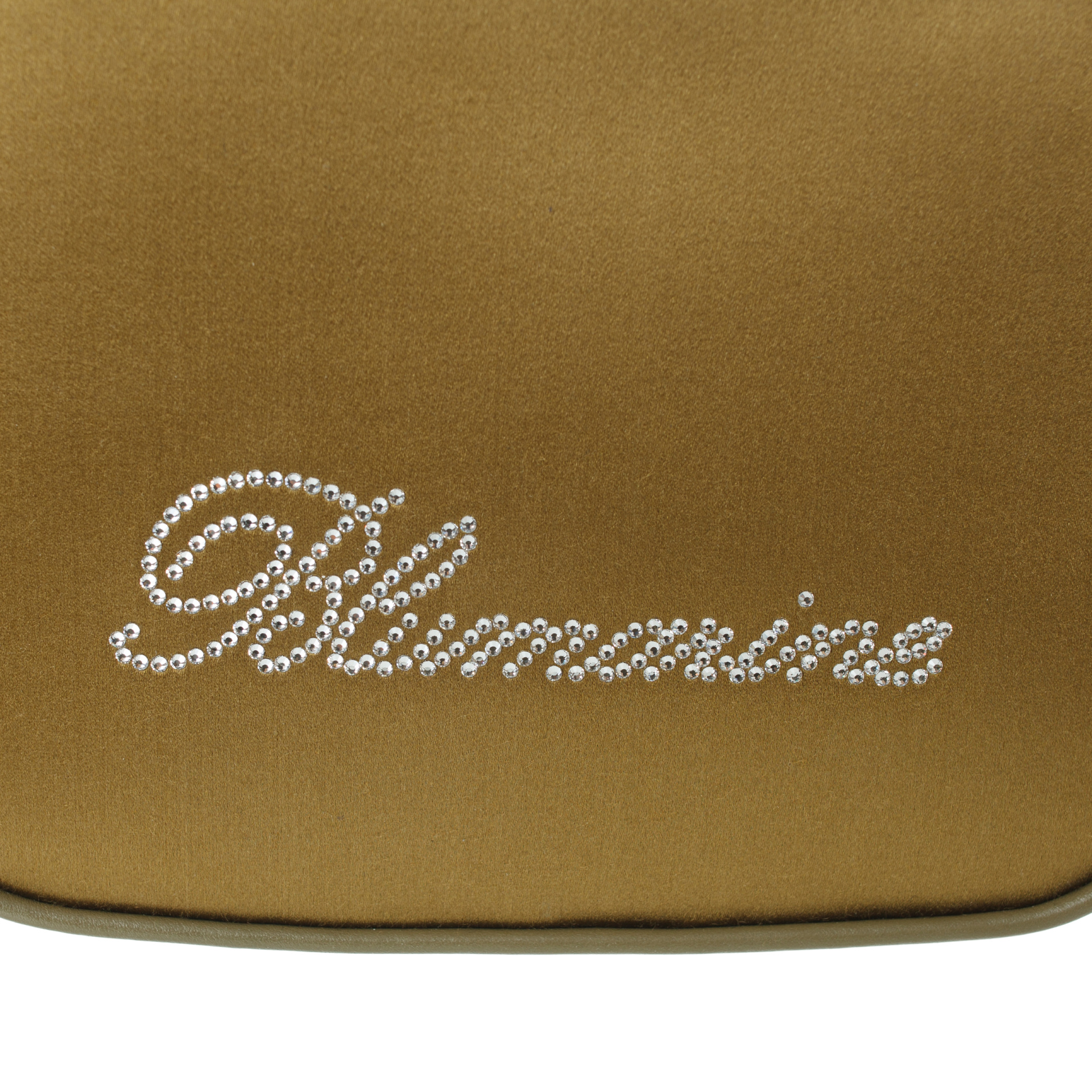 Blumarine Rhinestone Logo Bag
