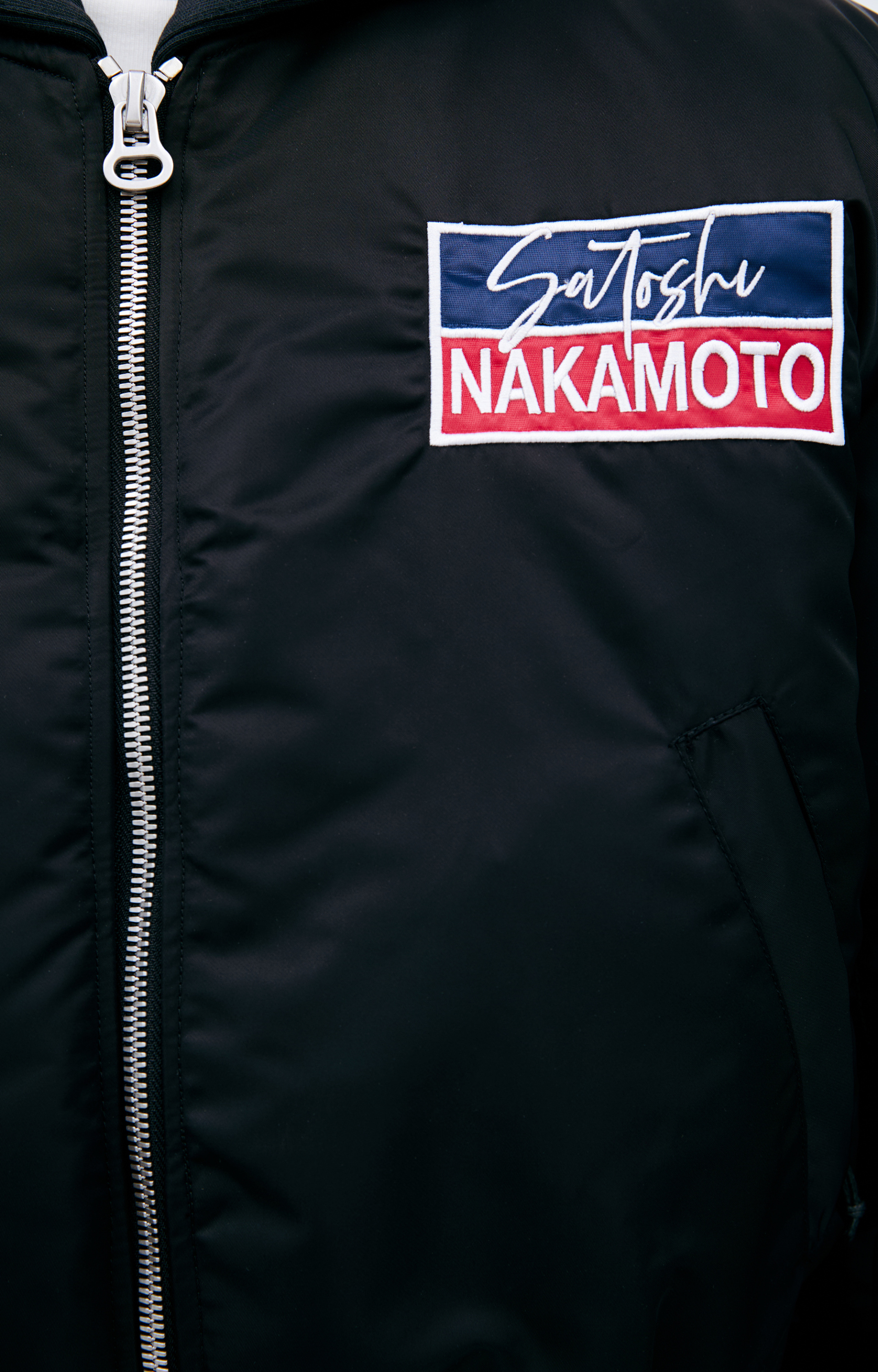 Satoshi Nakamoto Jacket with patches