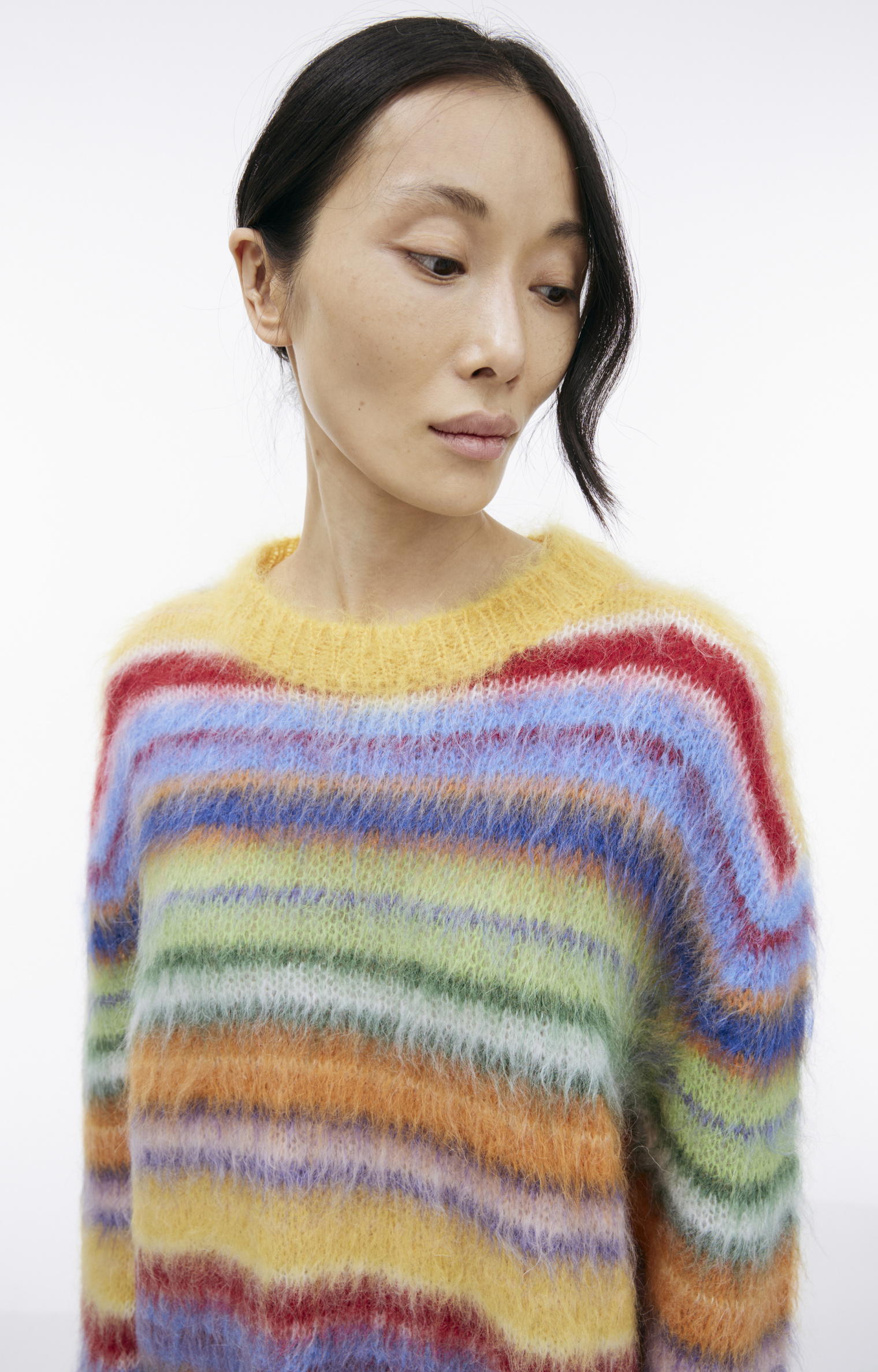 Marni Striped mohair sweater