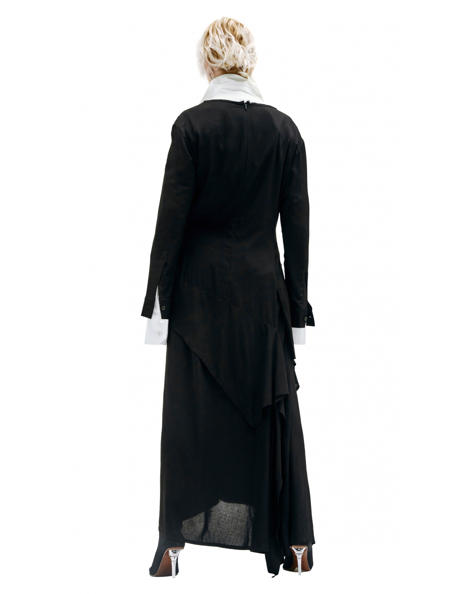 Yohji Yamamoto Dress With Asymmetric Hem