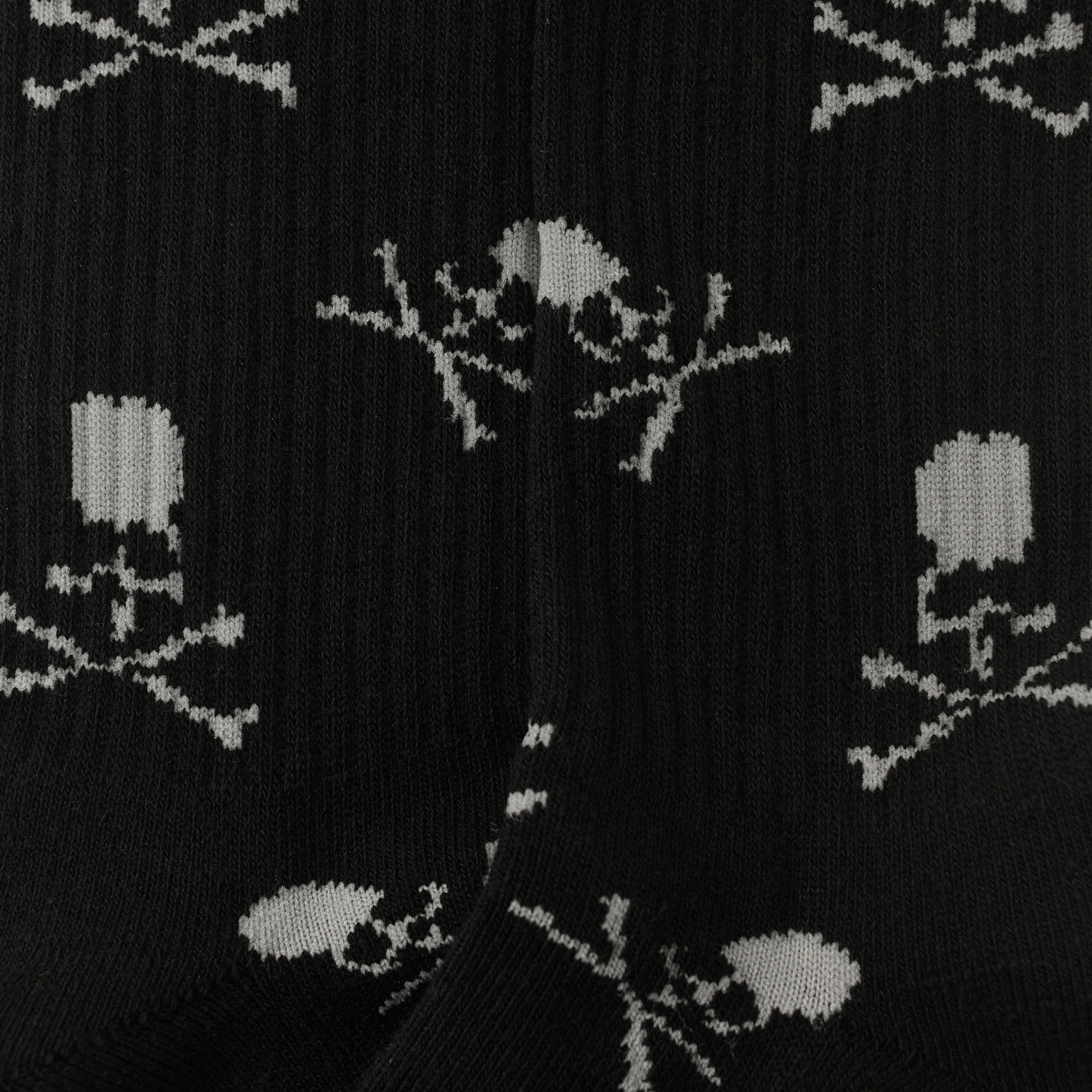 Mastermind WORLD Black monoprint socks