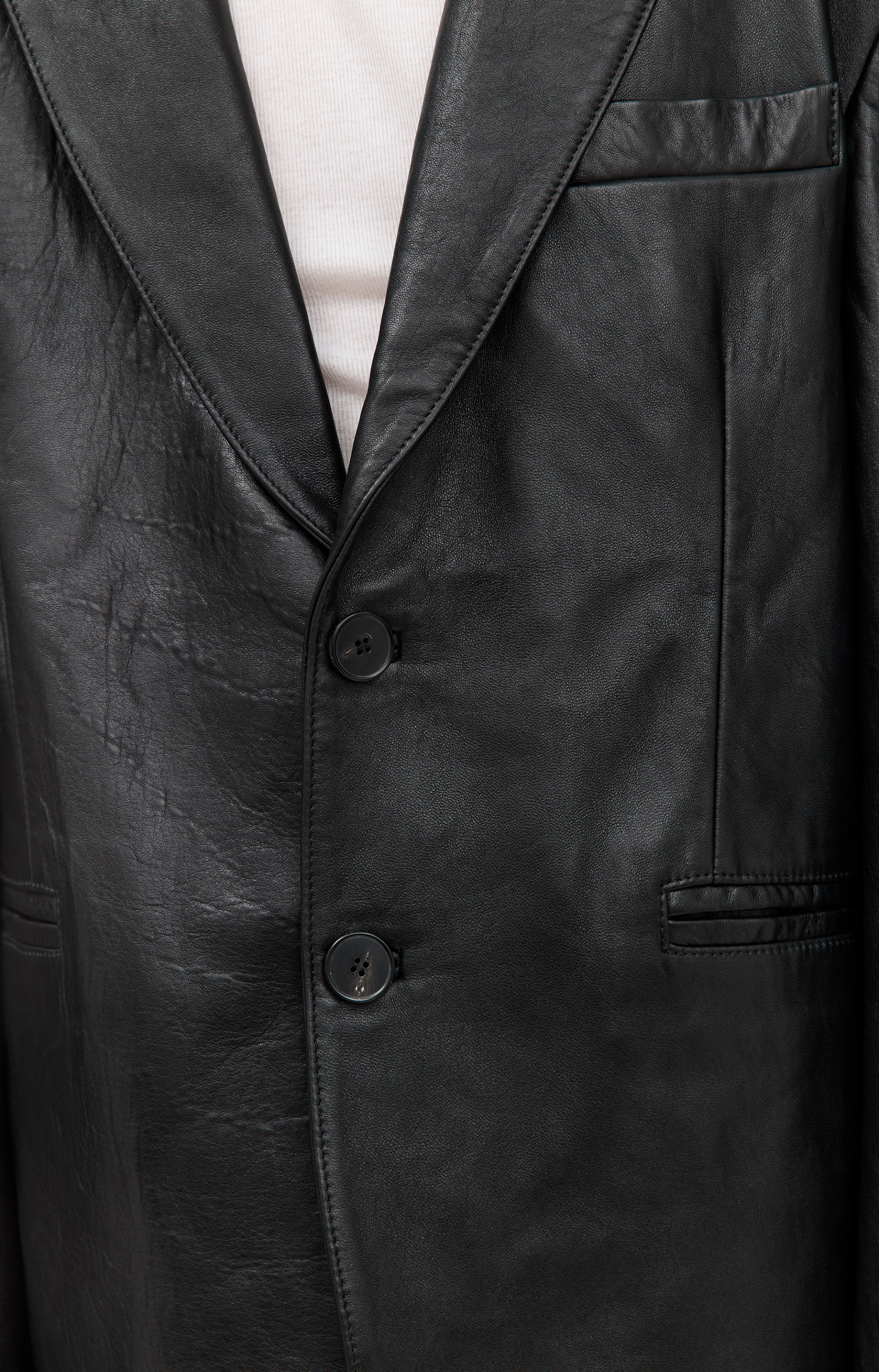 Enfants Riches Déprimés Single-breasted leather jacket