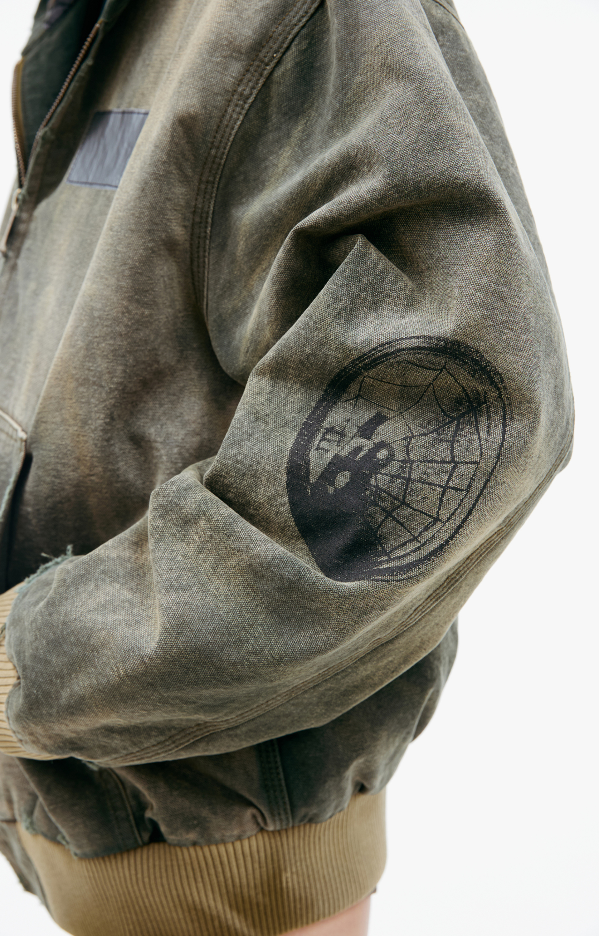 Enfants Riches Déprimés Denim jacket with patch