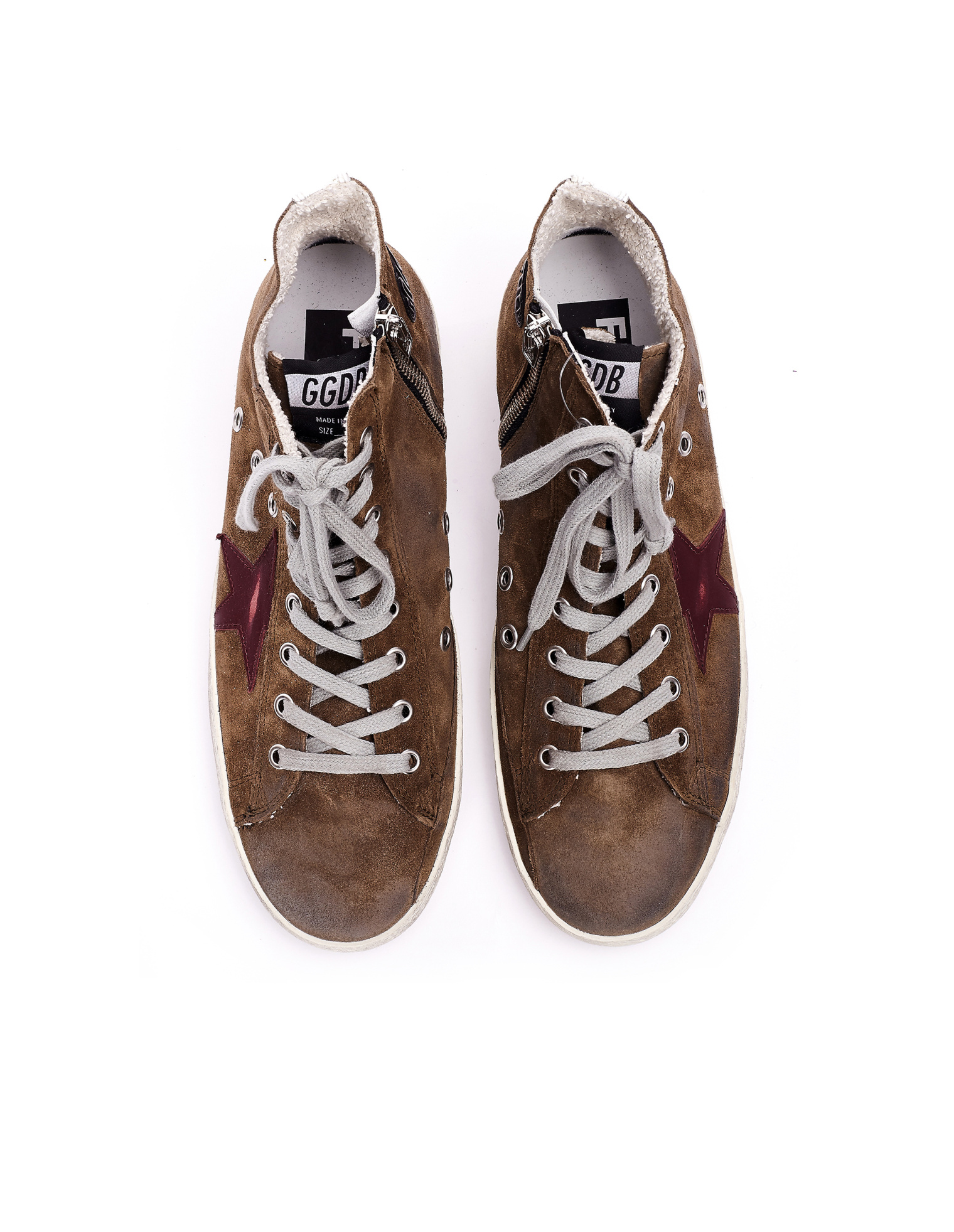 Golden Goose Высокие замшевые кеды