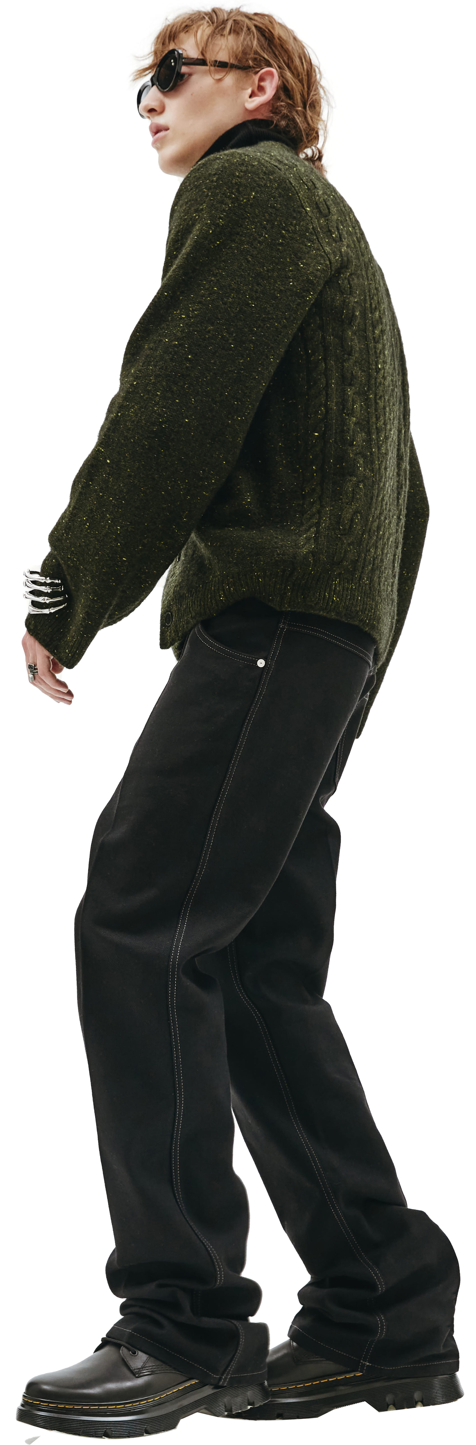 Enfants Riches Deprimes ST Vincent Asymmetrical cardigan