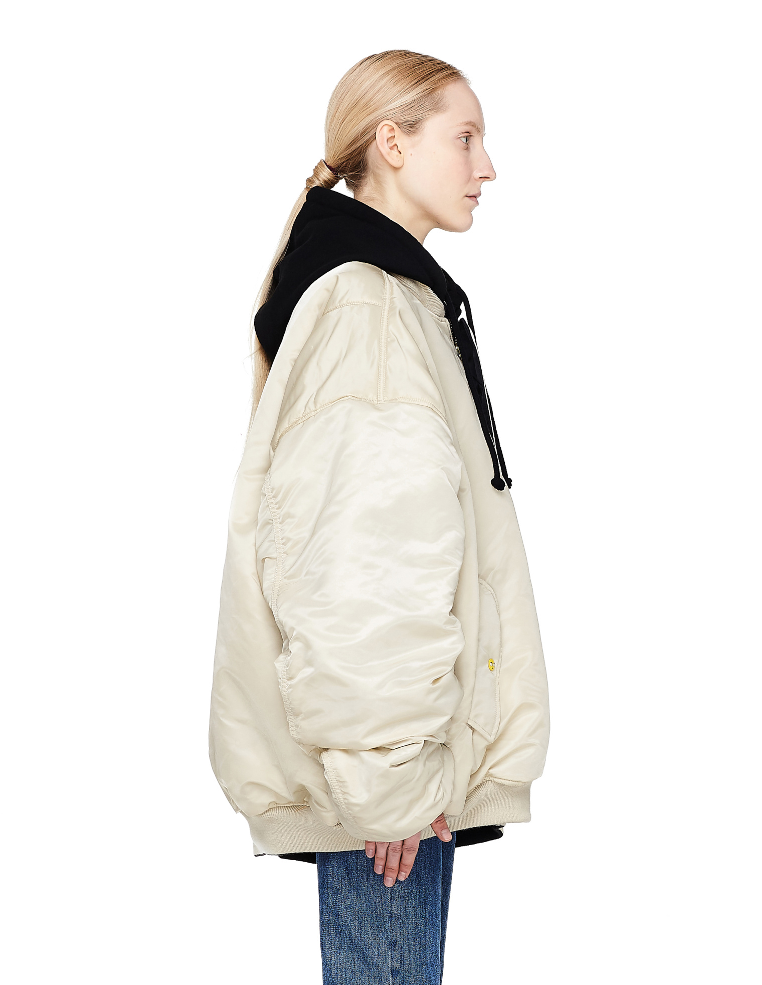 VETEMENTS Alpha Industries Hooded Bomber Jacket