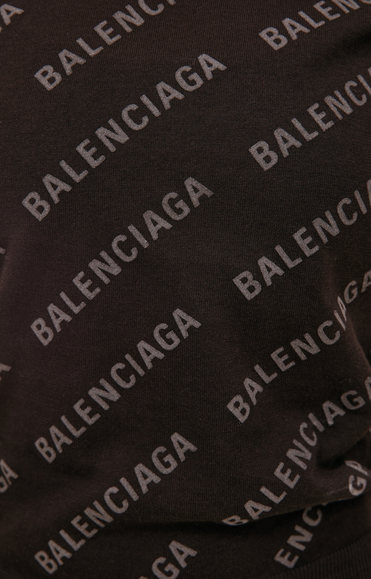 Balenciaga Brown short sleeve top