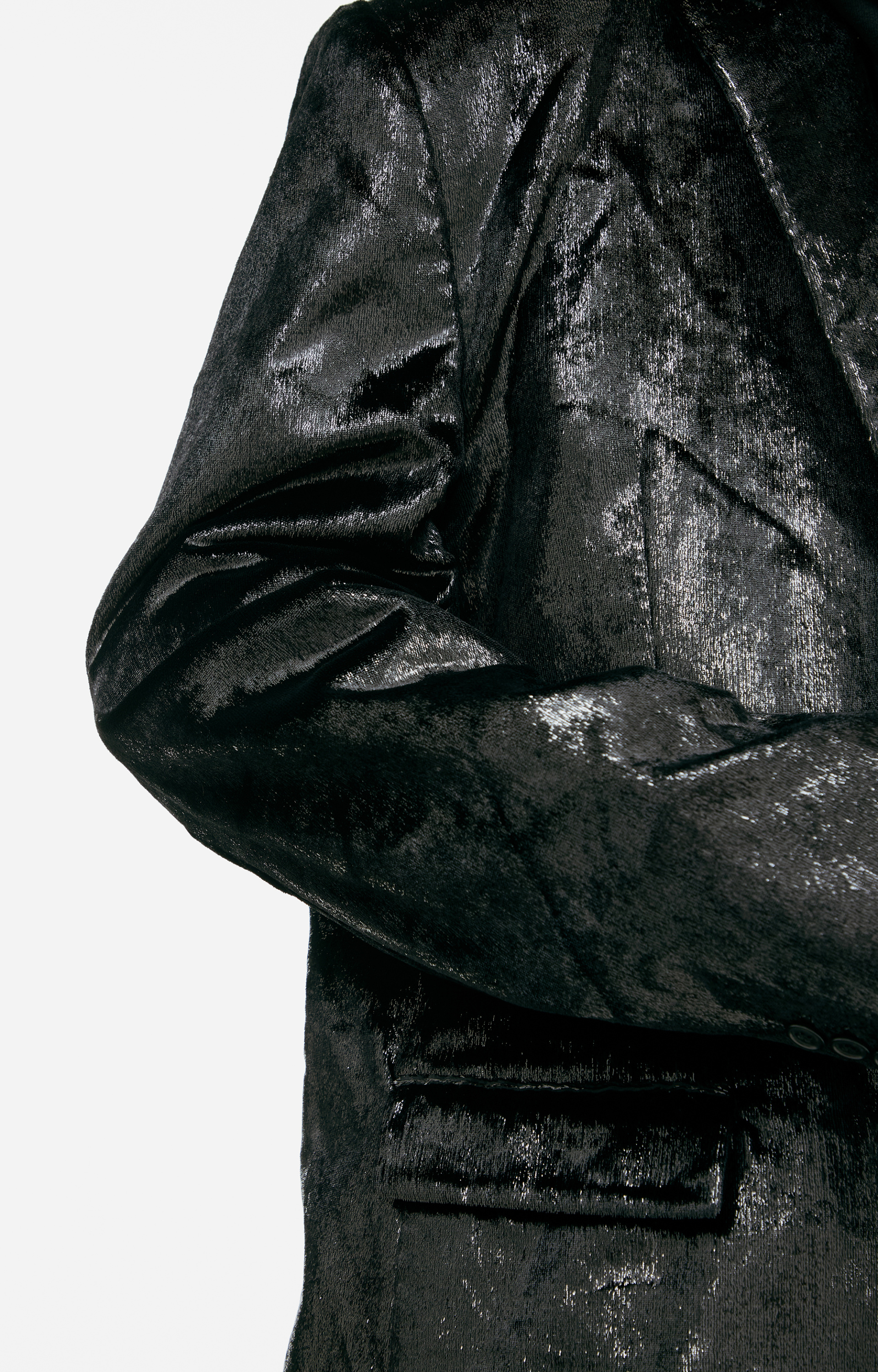 VETEMENTS Shiny single-breasted jacket