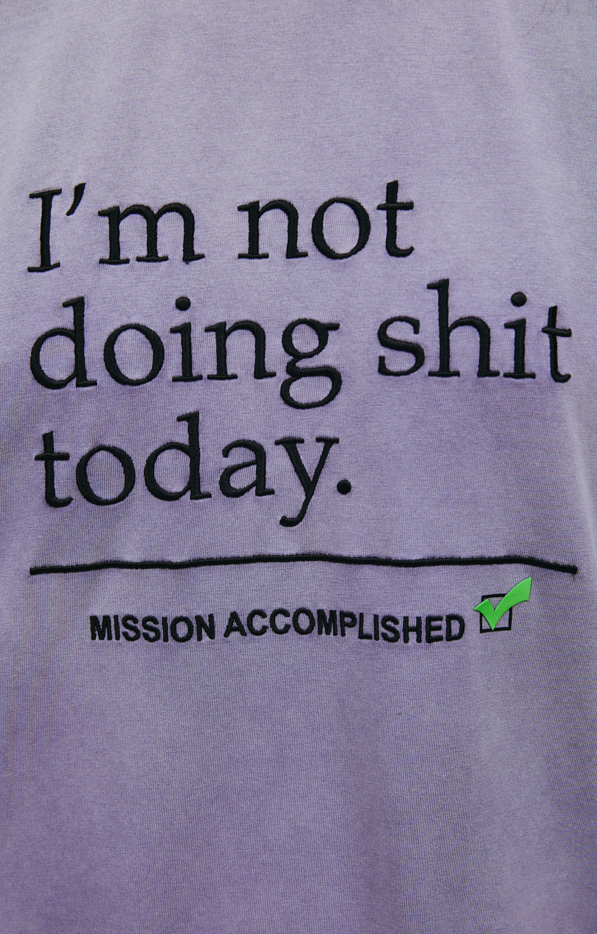 VETEMENTS Purple oversized t-shirt