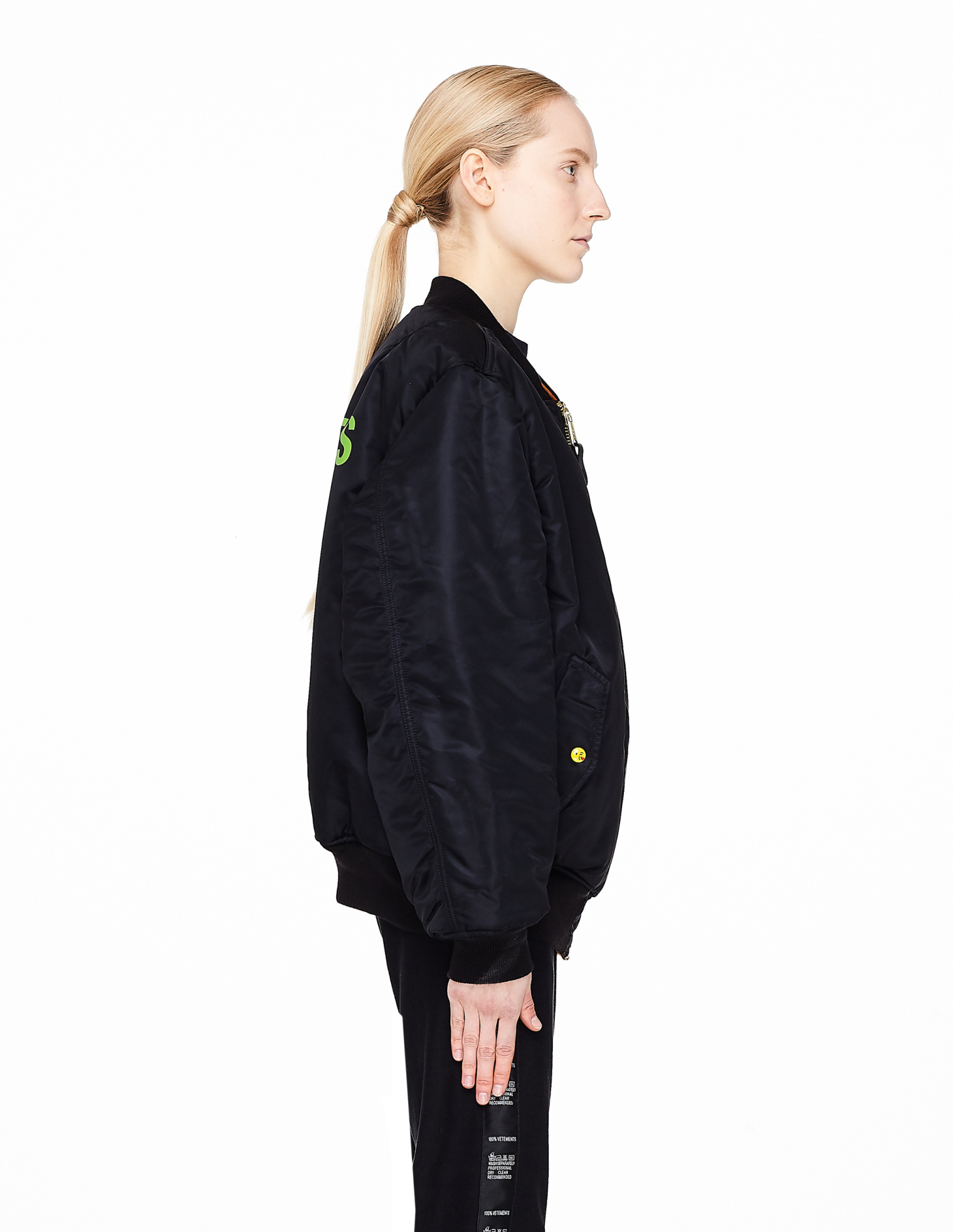 VETEMENTS Двусторонний бомбер с логотипом
