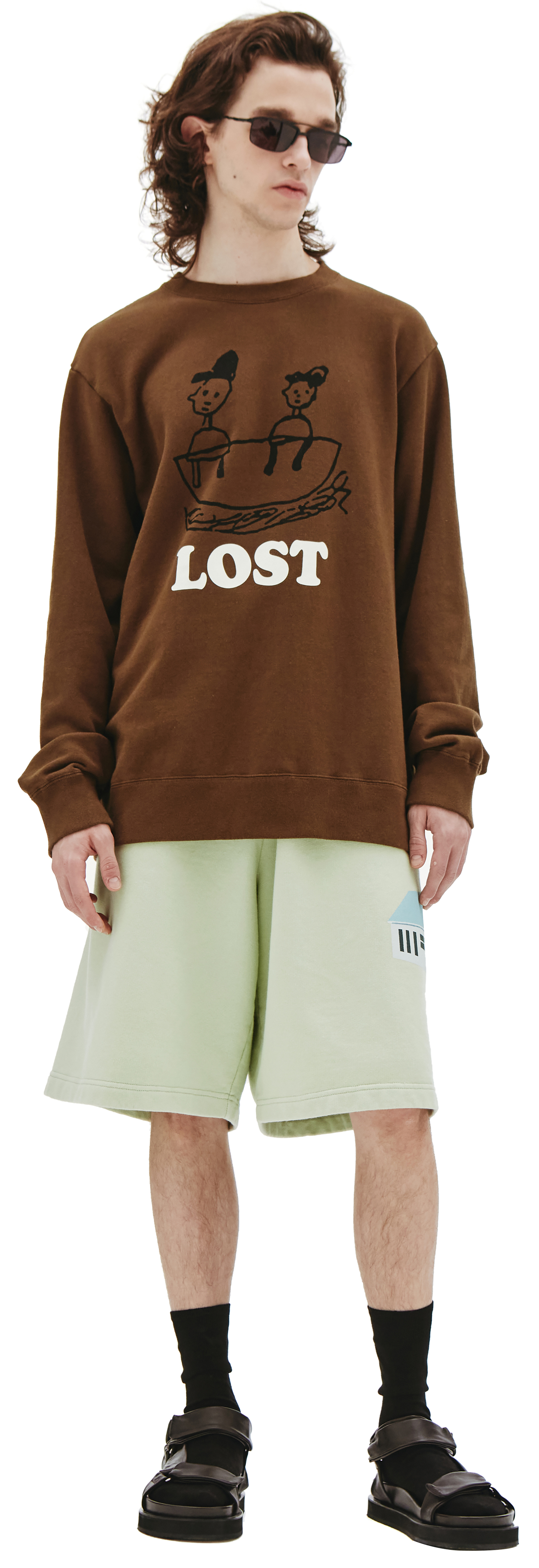 Undercover Printed Cotton Sweatshirt