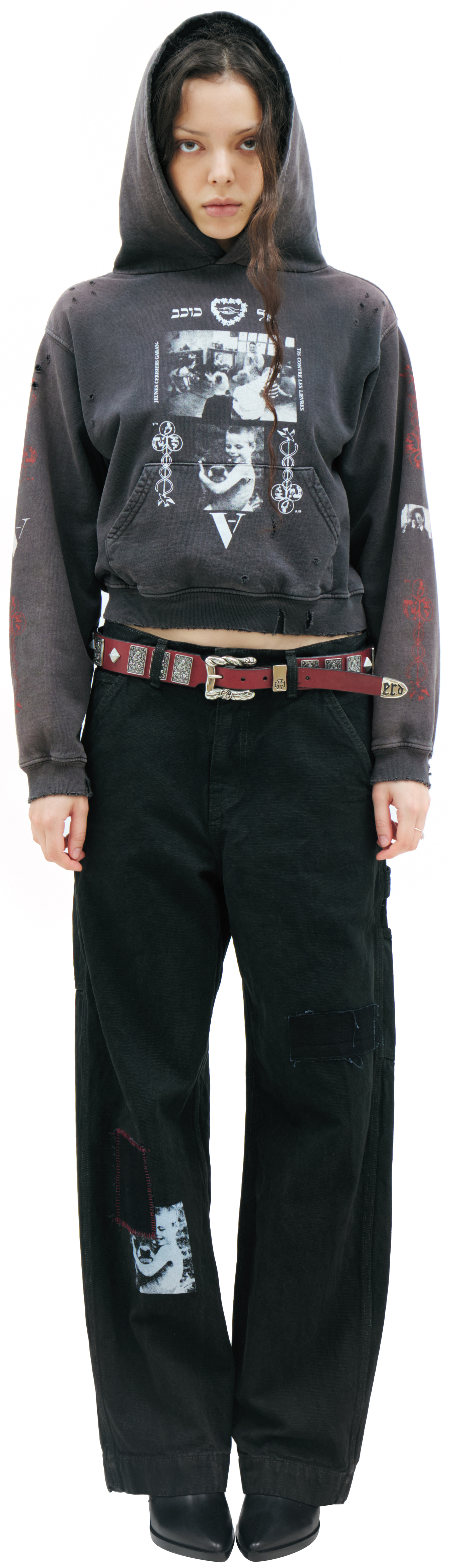 Enfants Riches Déprimés Dark grey prints hoodie