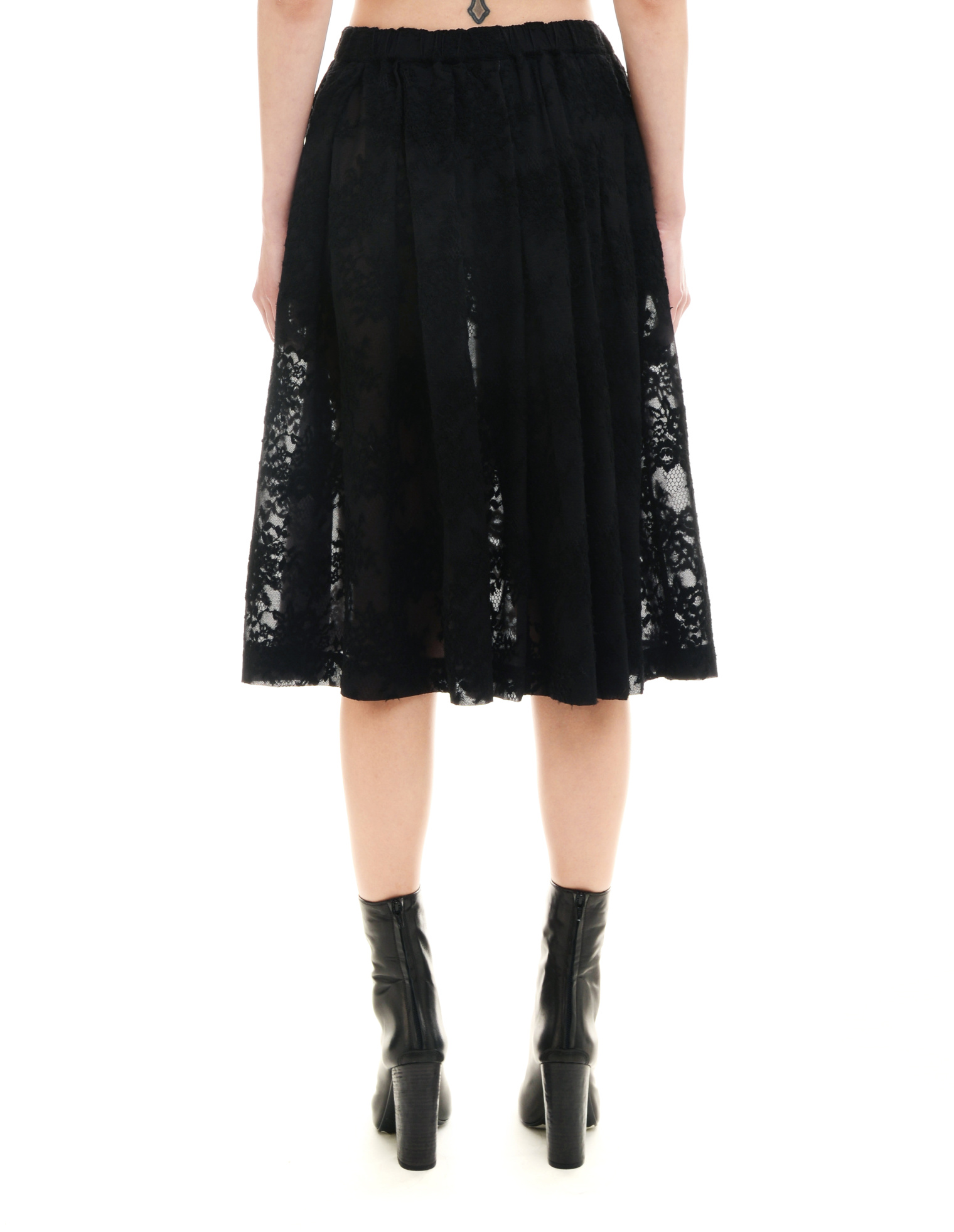 Comme des Garcons Юбка из шерсти и нейлона