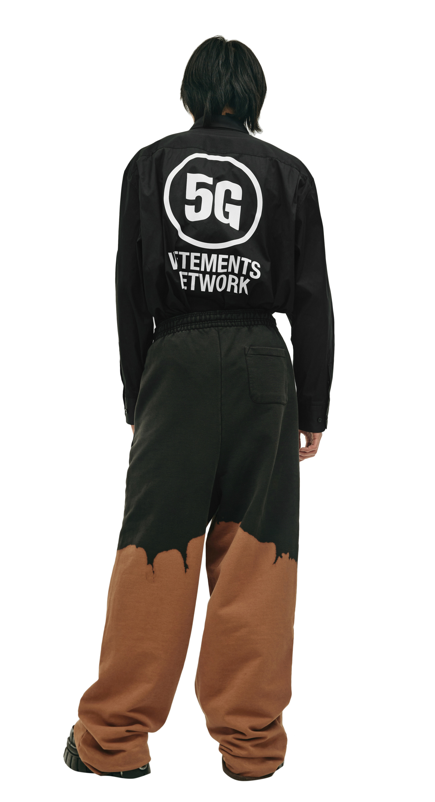 VETEMENTS Широкие брюки с градиентом