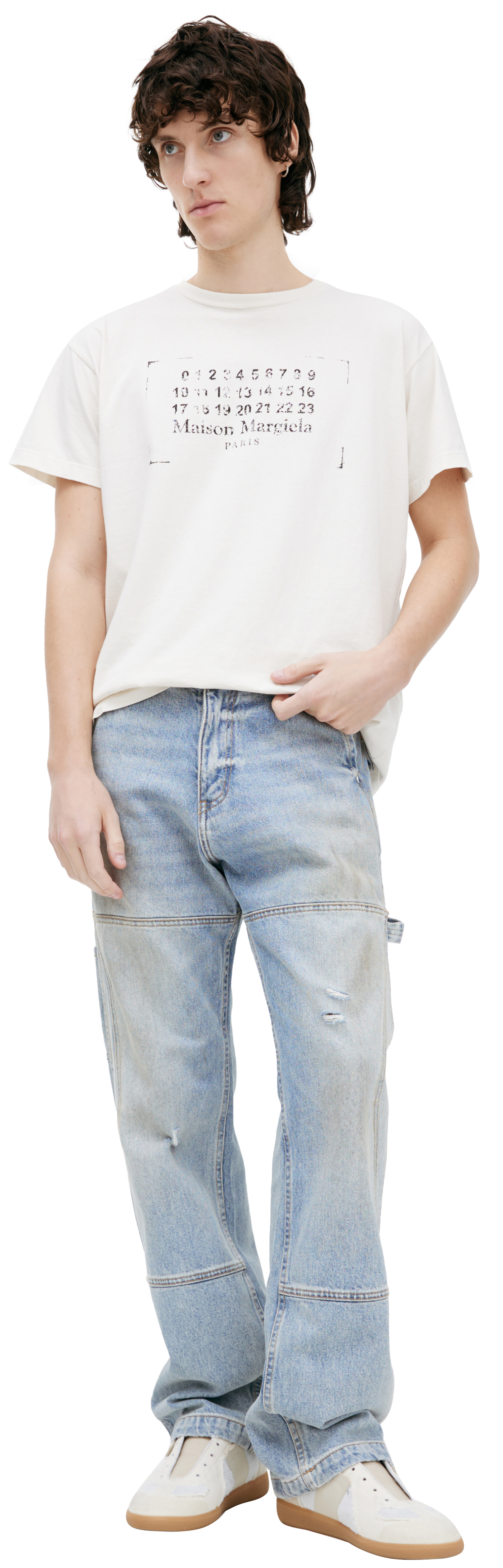 RHUDE Blue cargo jeans