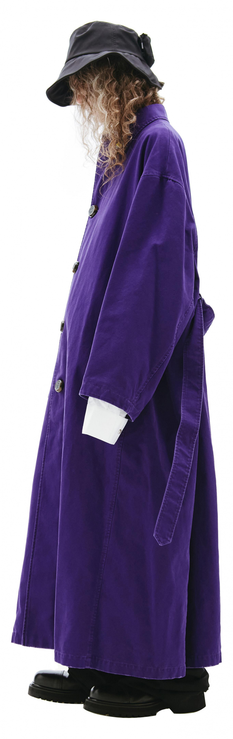 Raf Simons Purple Oversize Coat