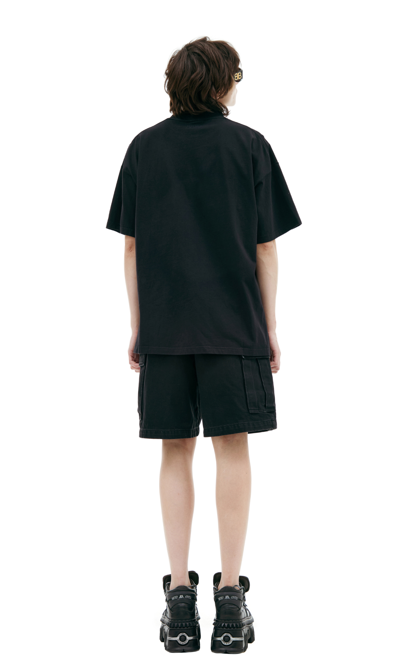 VETEMENTS Black logo T-shirt