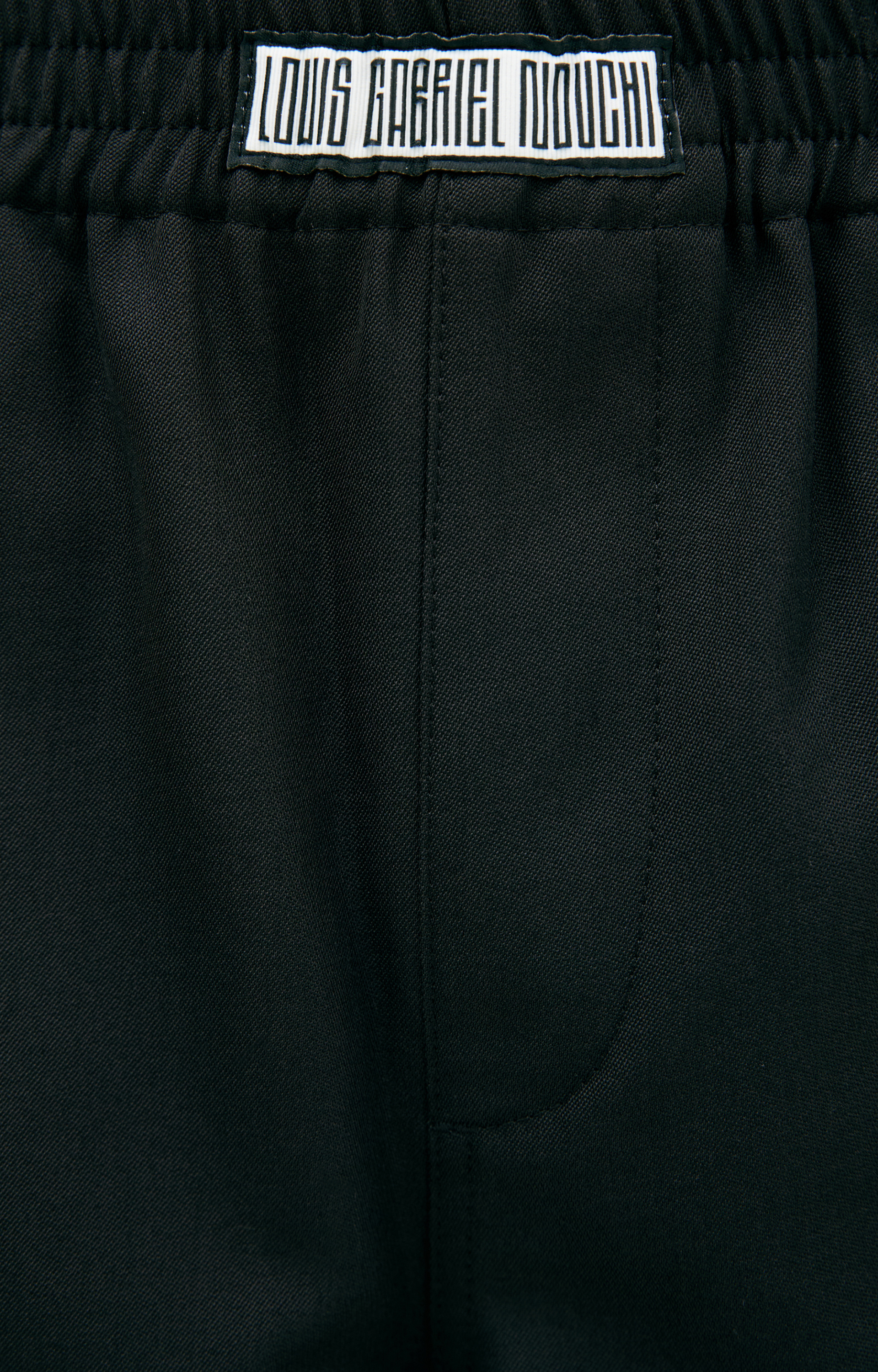 LOUIS GABRIEL NOUCHI Black straight trousers