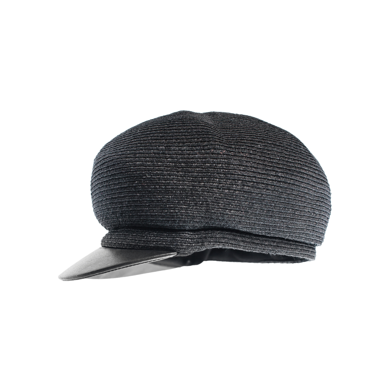 Y\'s Black Raffia Cap