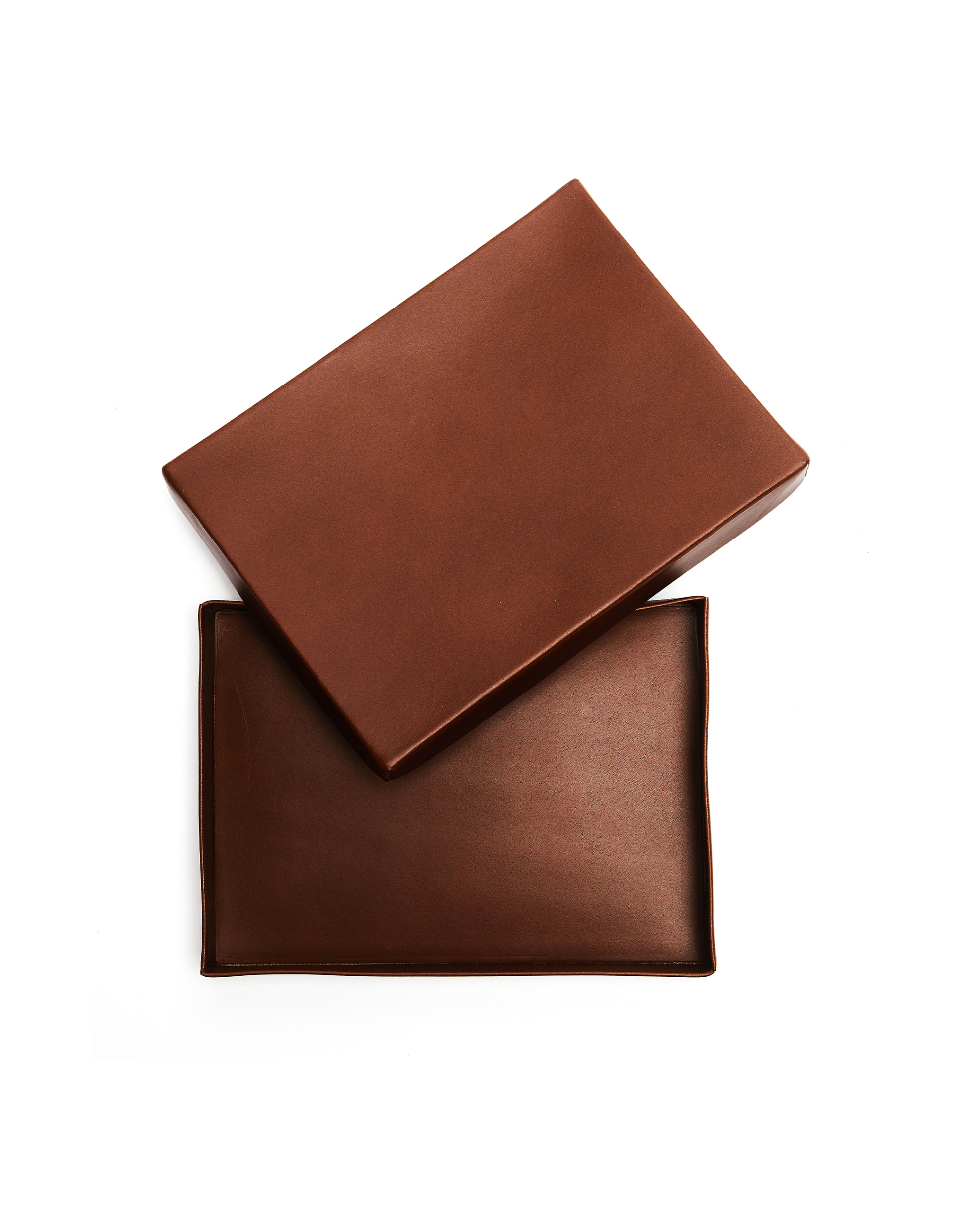 Isaac Reina Brown Leather A5 Box