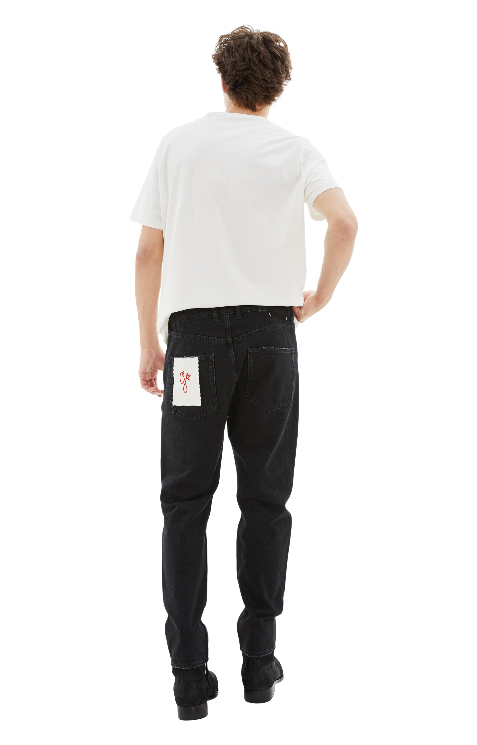 Golden Goose Happy One Washed Denim