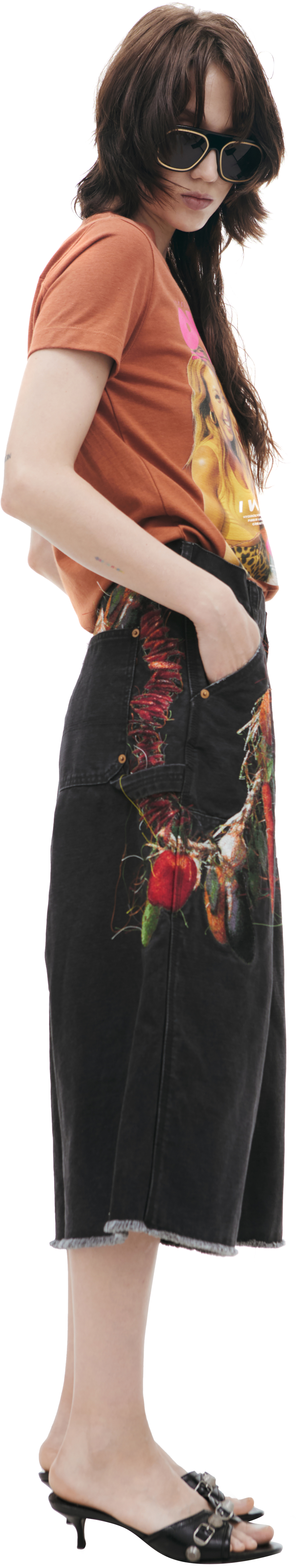 Doublet Embroidered shorts