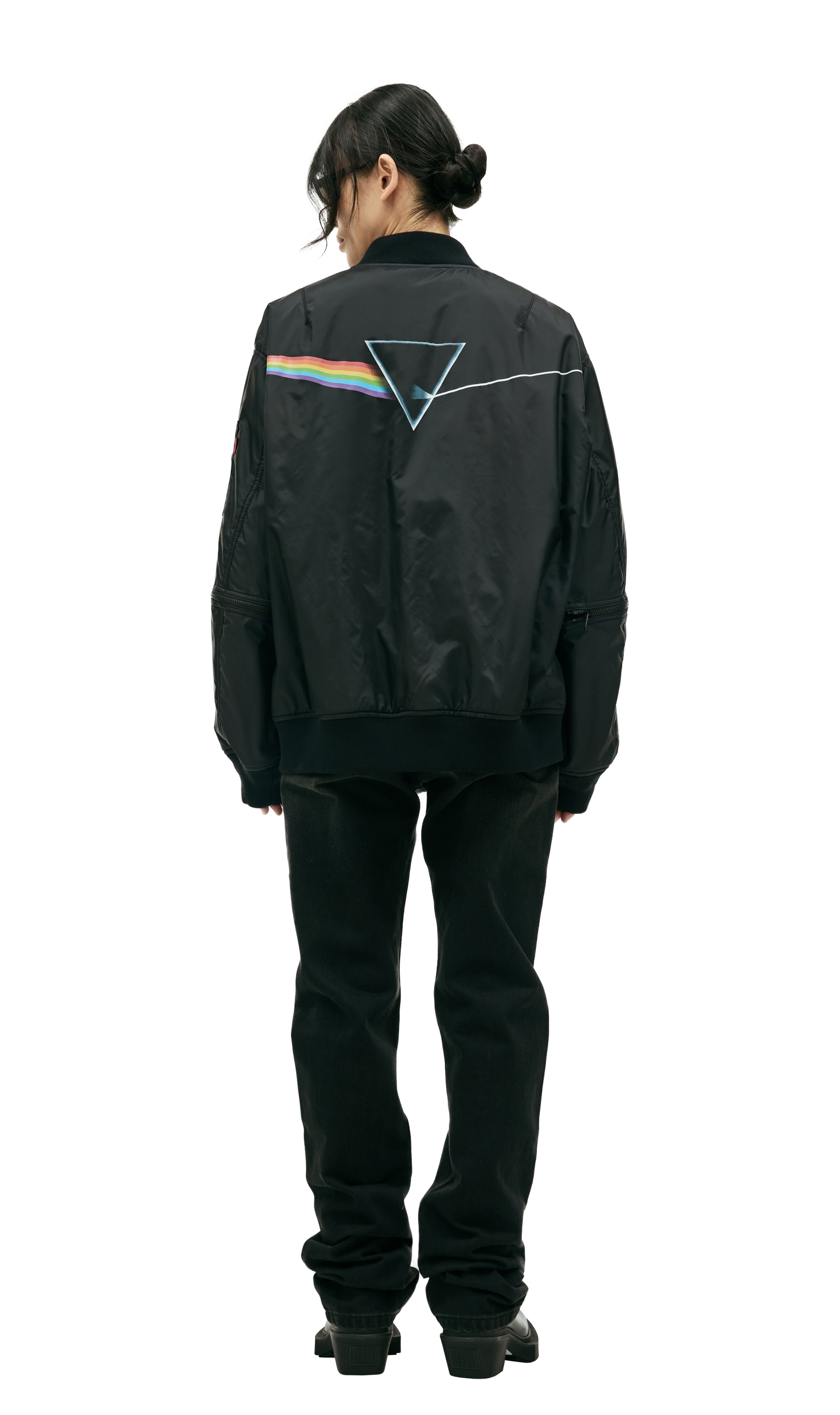 Undercover Pink Floyd printed bomber jacket
