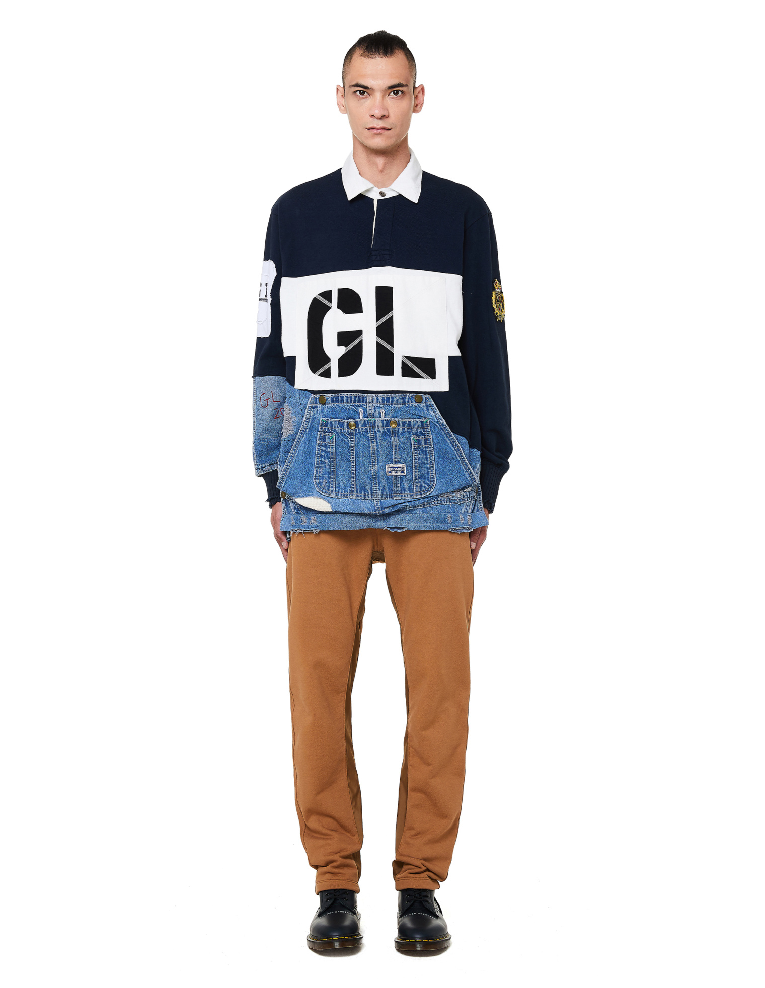 Greg Lauren GL Rugby Cotton Sweatshirt