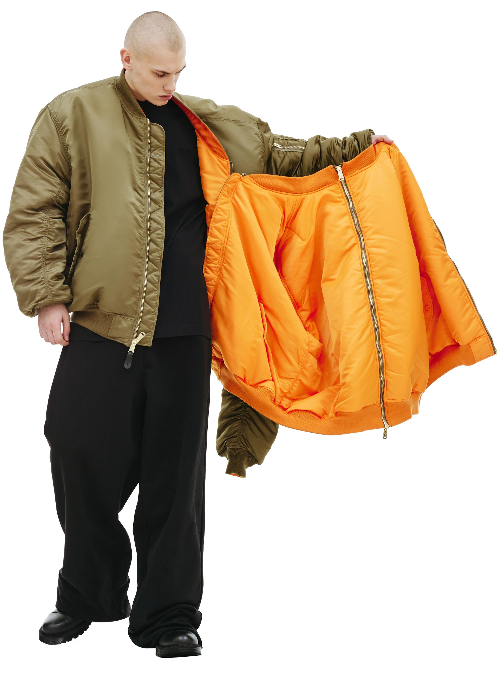 VETEMENTS х Alpha Industries double reversible bomber jacket