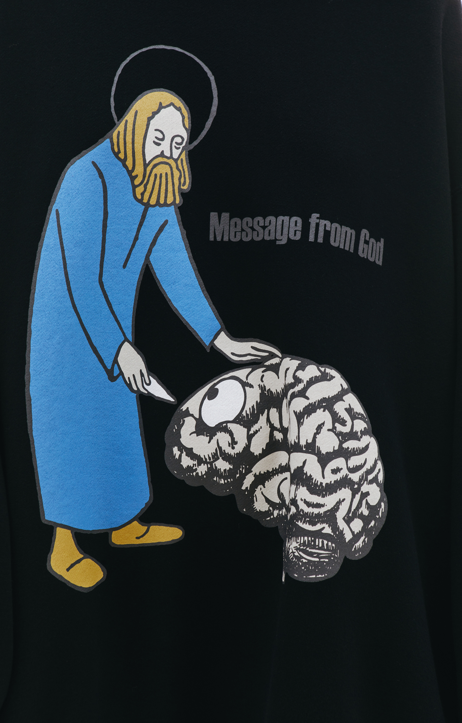 Undercover \'Message from God\' printed sweatshirt