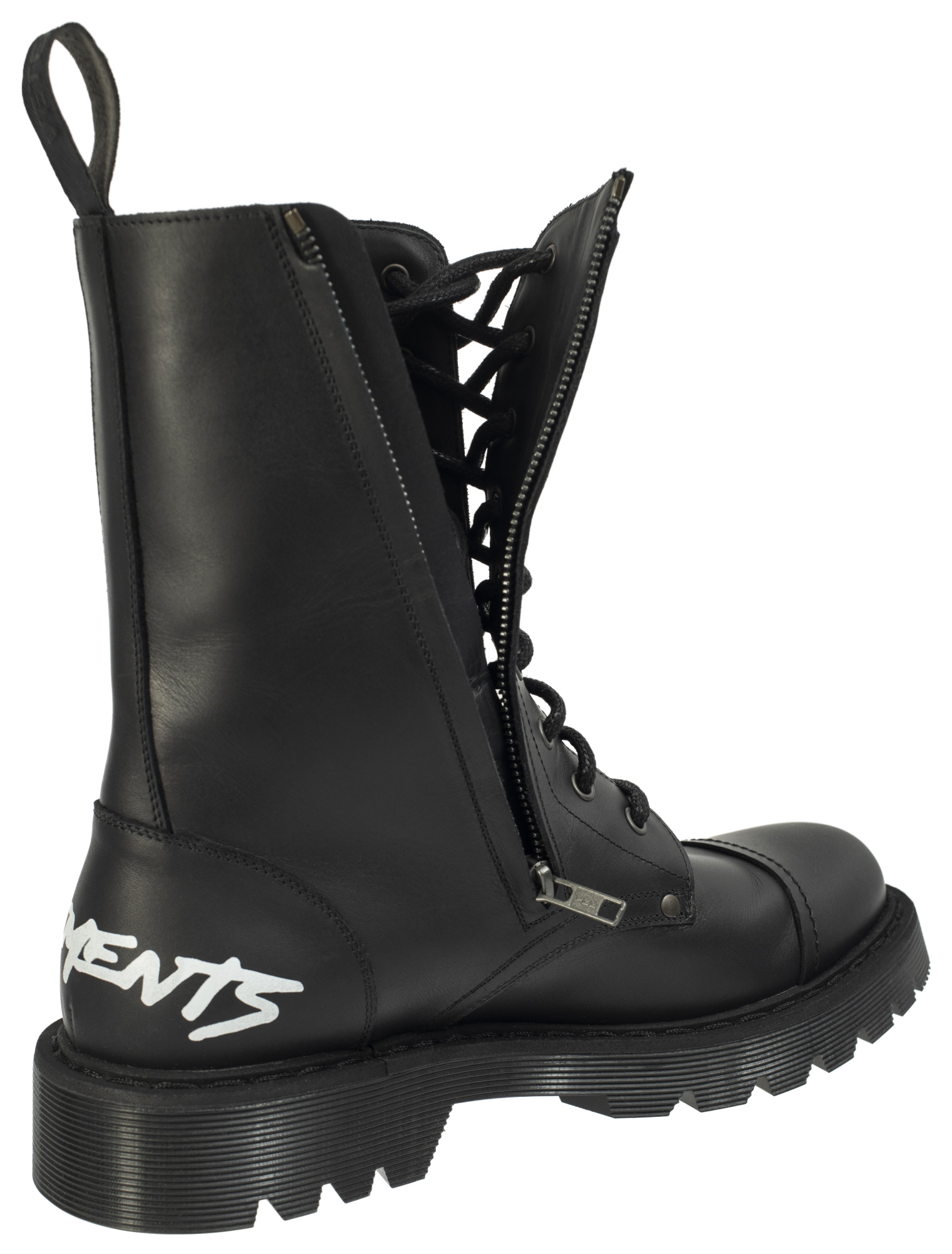 VETEMENTS Lace-up logo military boots