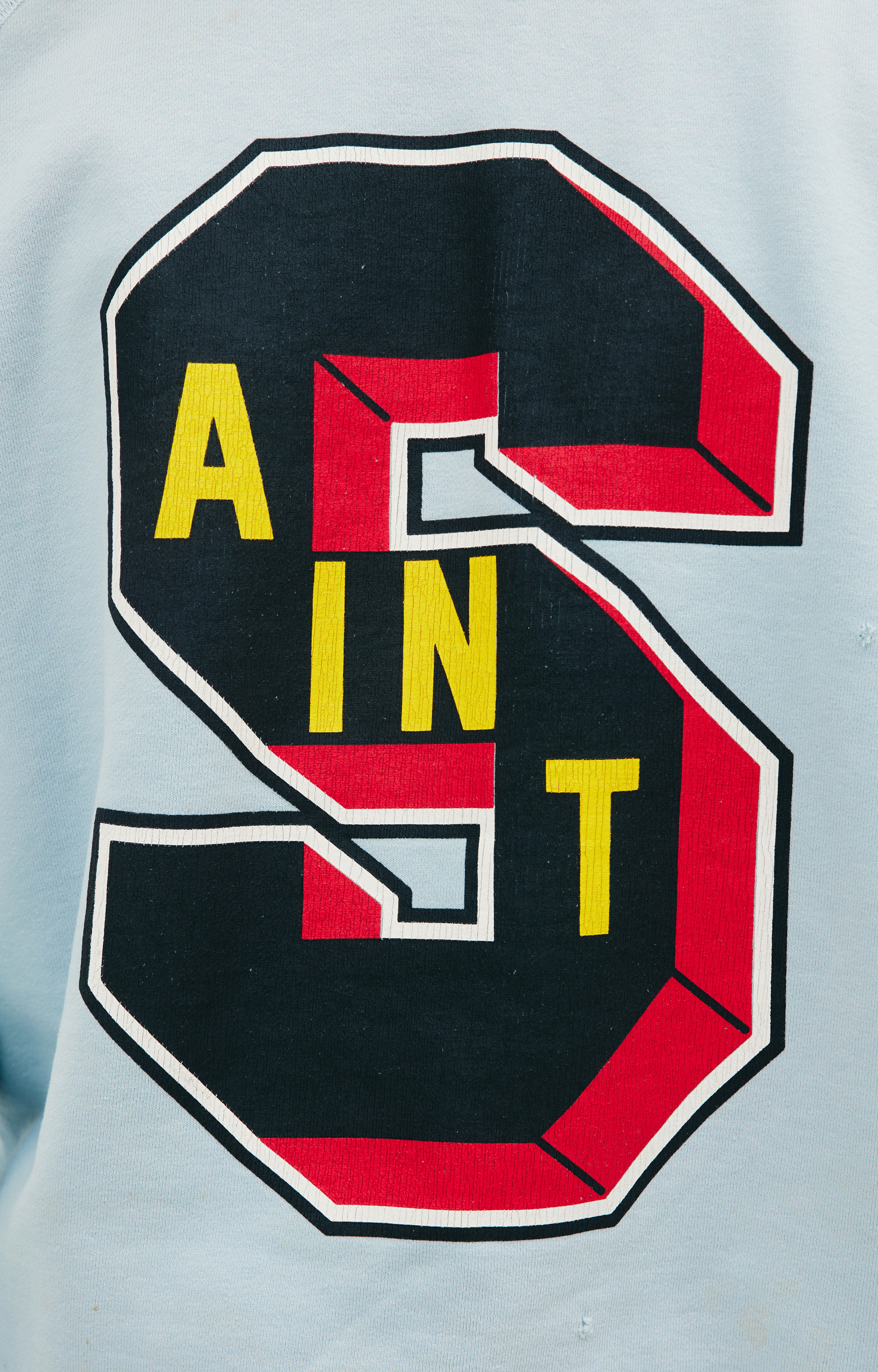 Saint Michael Saint Tears printed sweatshirt