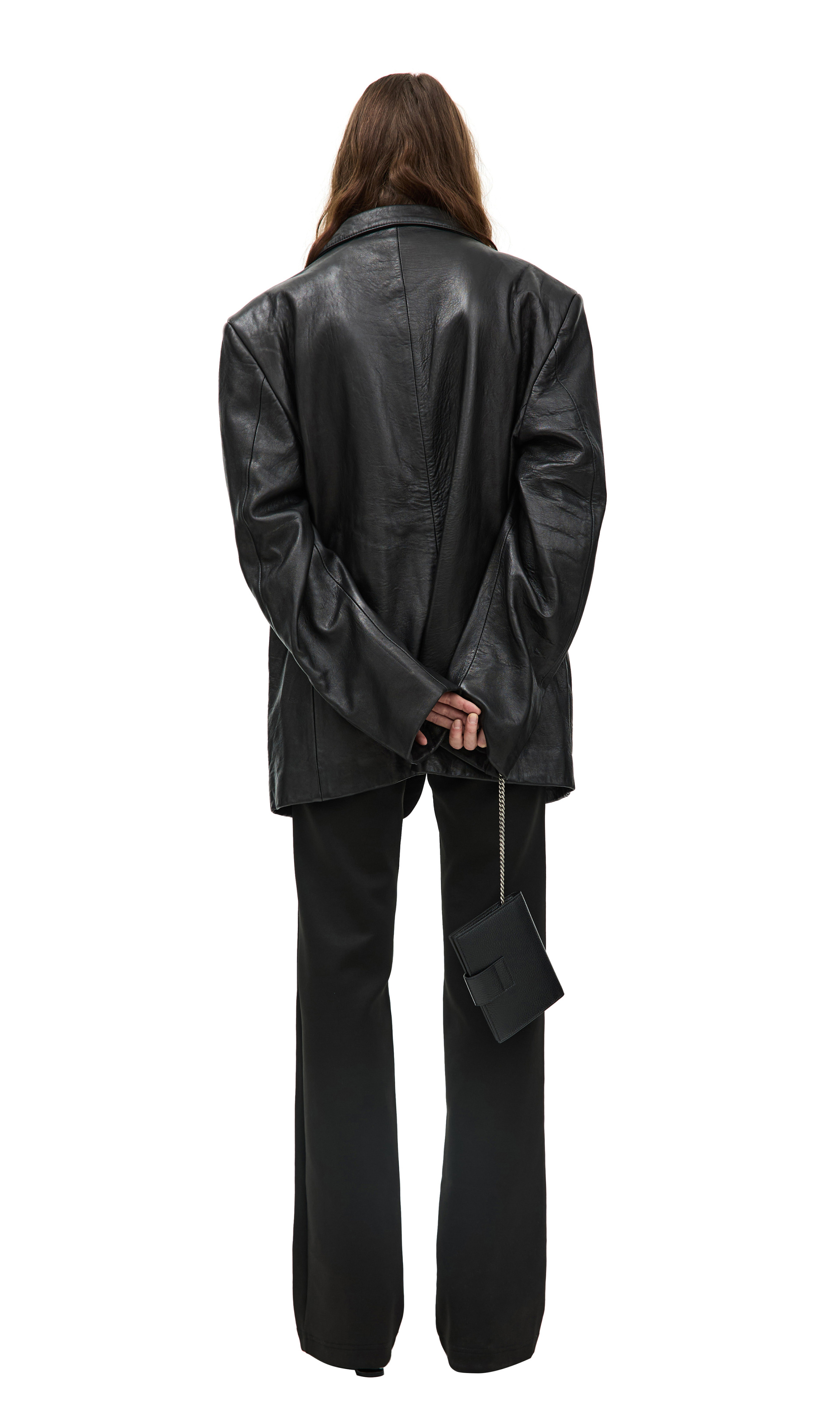 Enfants Riches Déprimés Single-breasted leather jacket