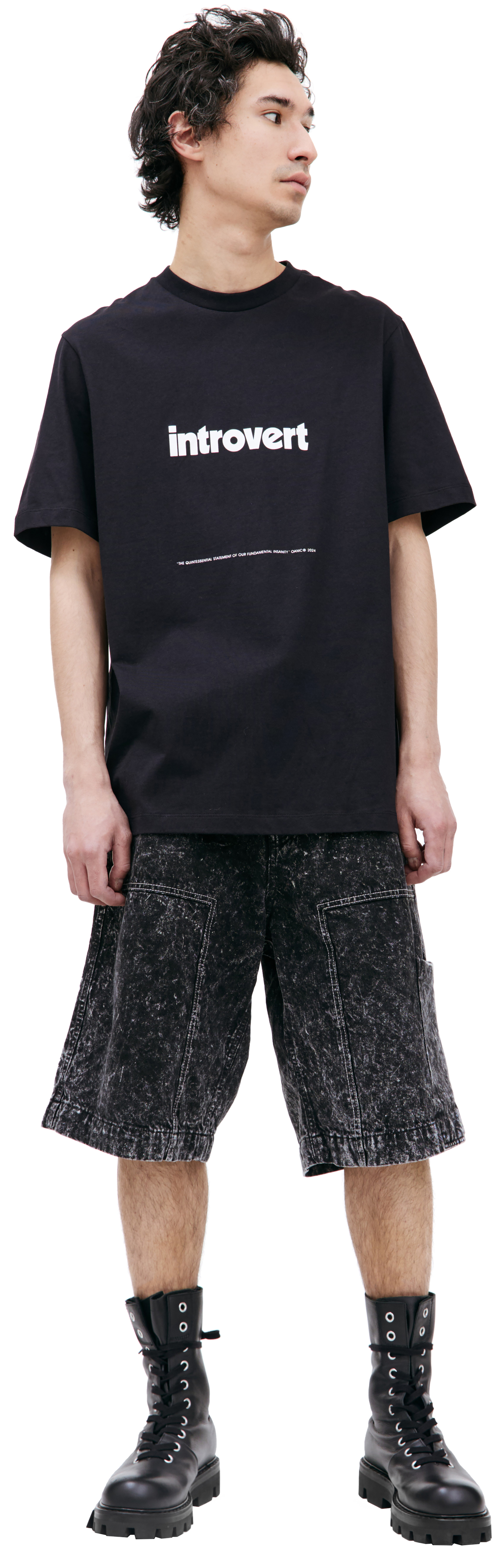 OAMC INTROVERT printed t-shirt