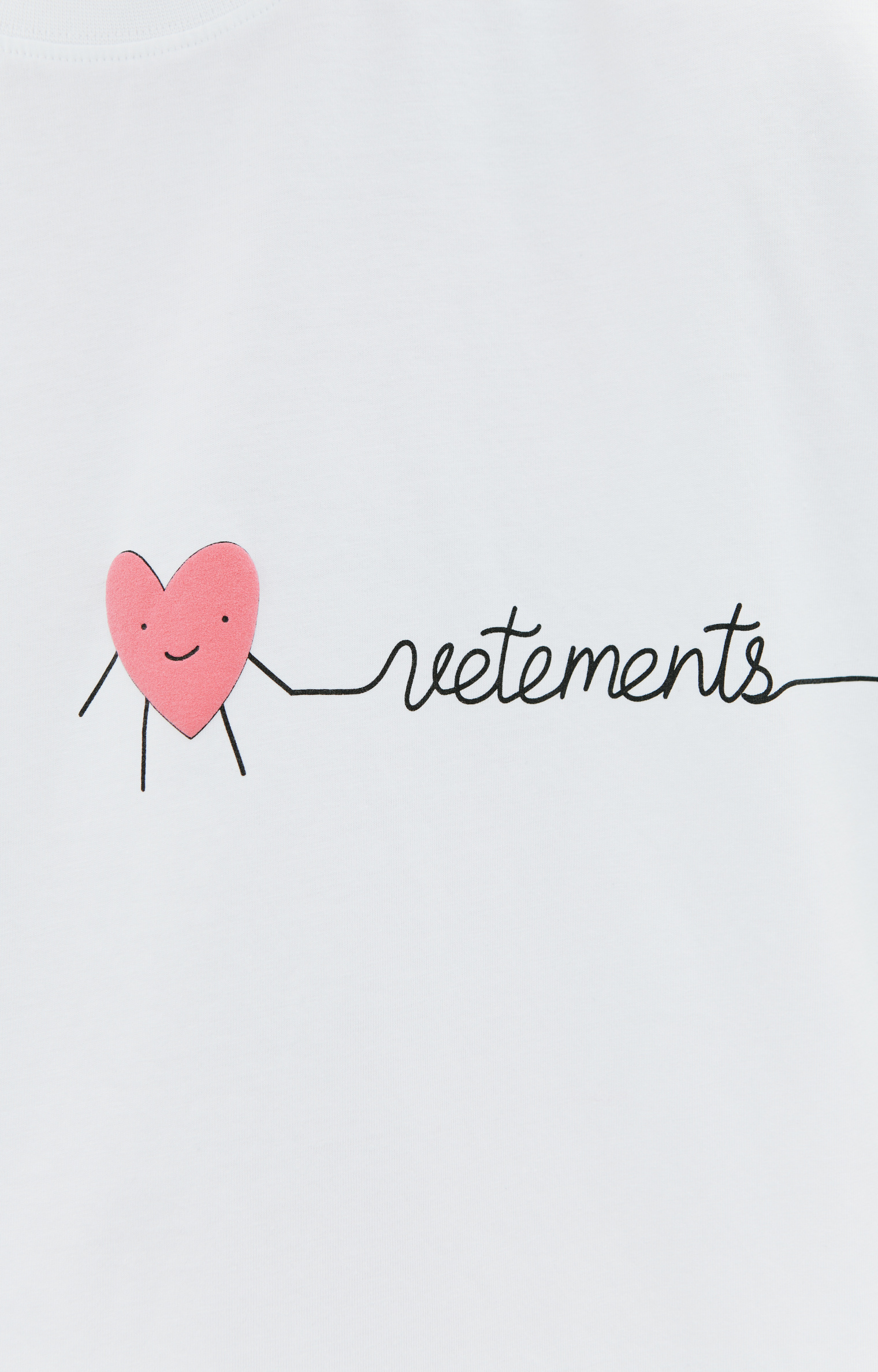 VETEMENTS White cotton t-shirt