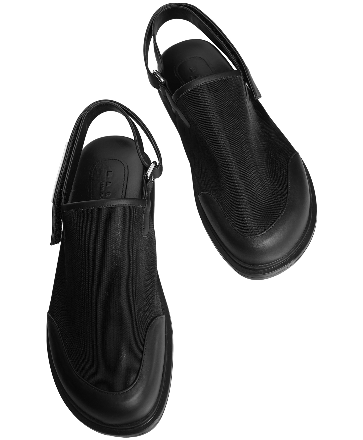 Buy Marni women black back strap mules for 532 online on SV77 SBMS008701 P6392 00N99