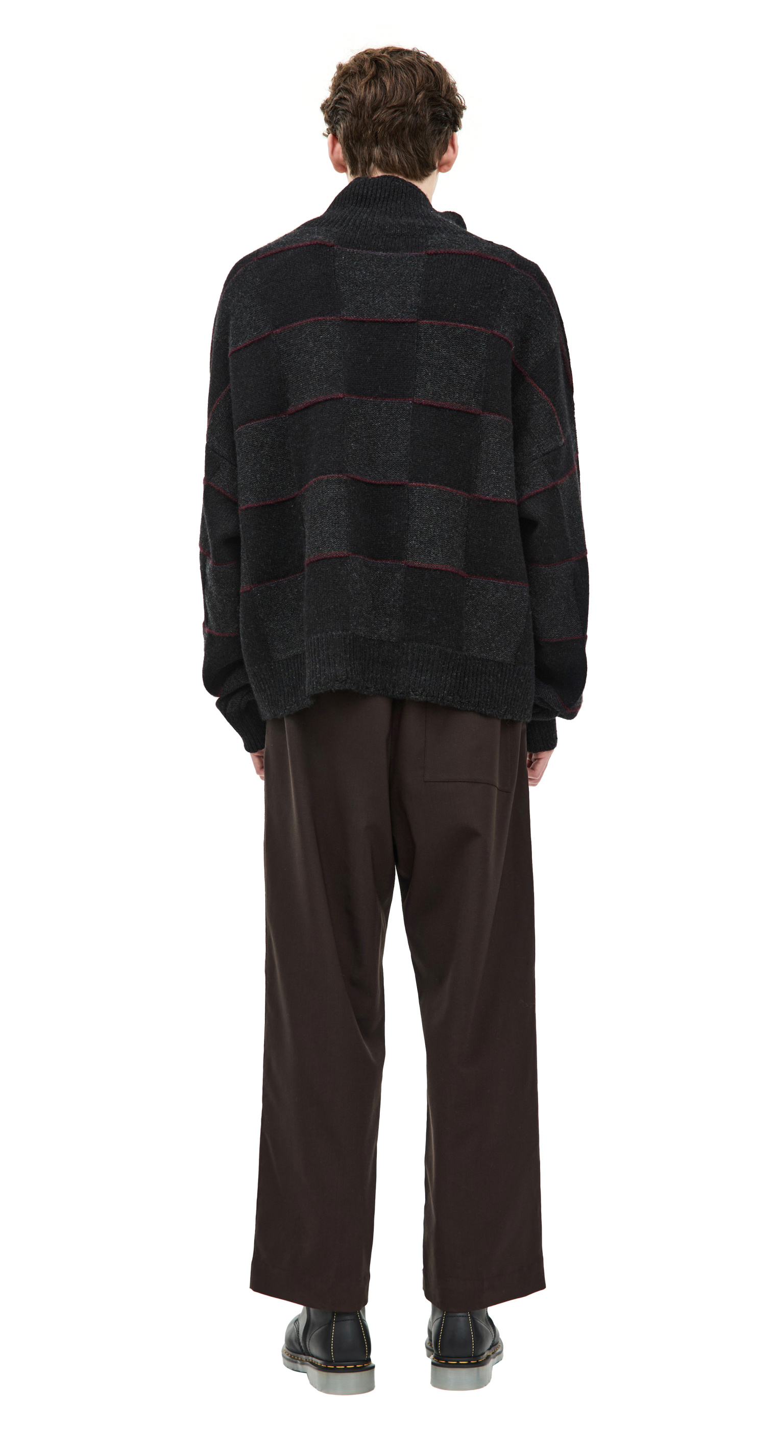 Enfants Riches Deprimes Cashmere plaid sweater