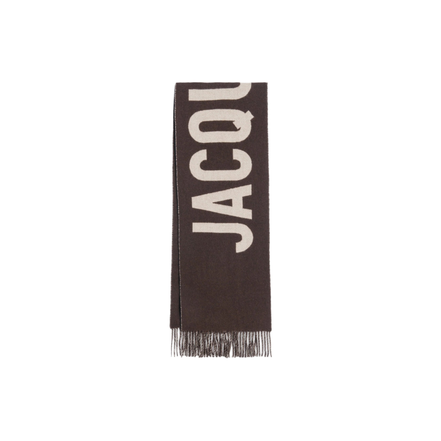 JACQUEMUS Fringe Logo Scarf