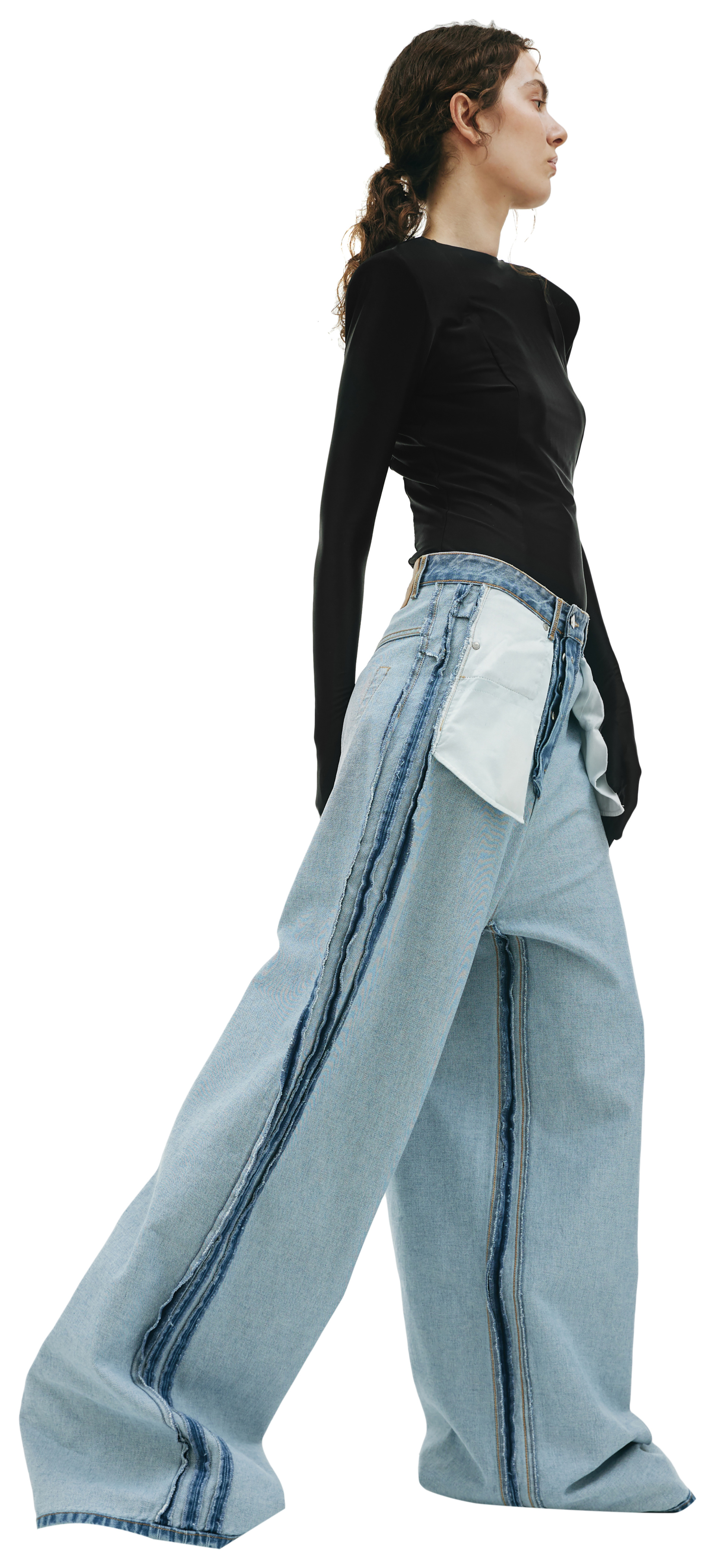 VETEMENTS Inside-out effect jeans