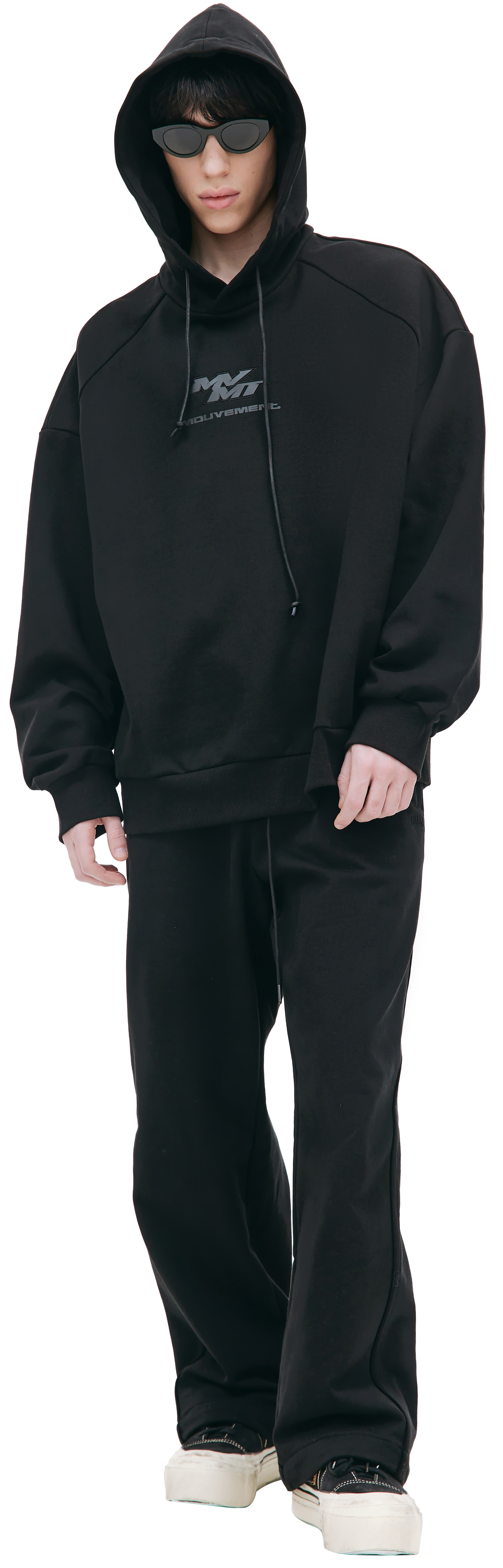 Juun.J Cotton printed hoodie