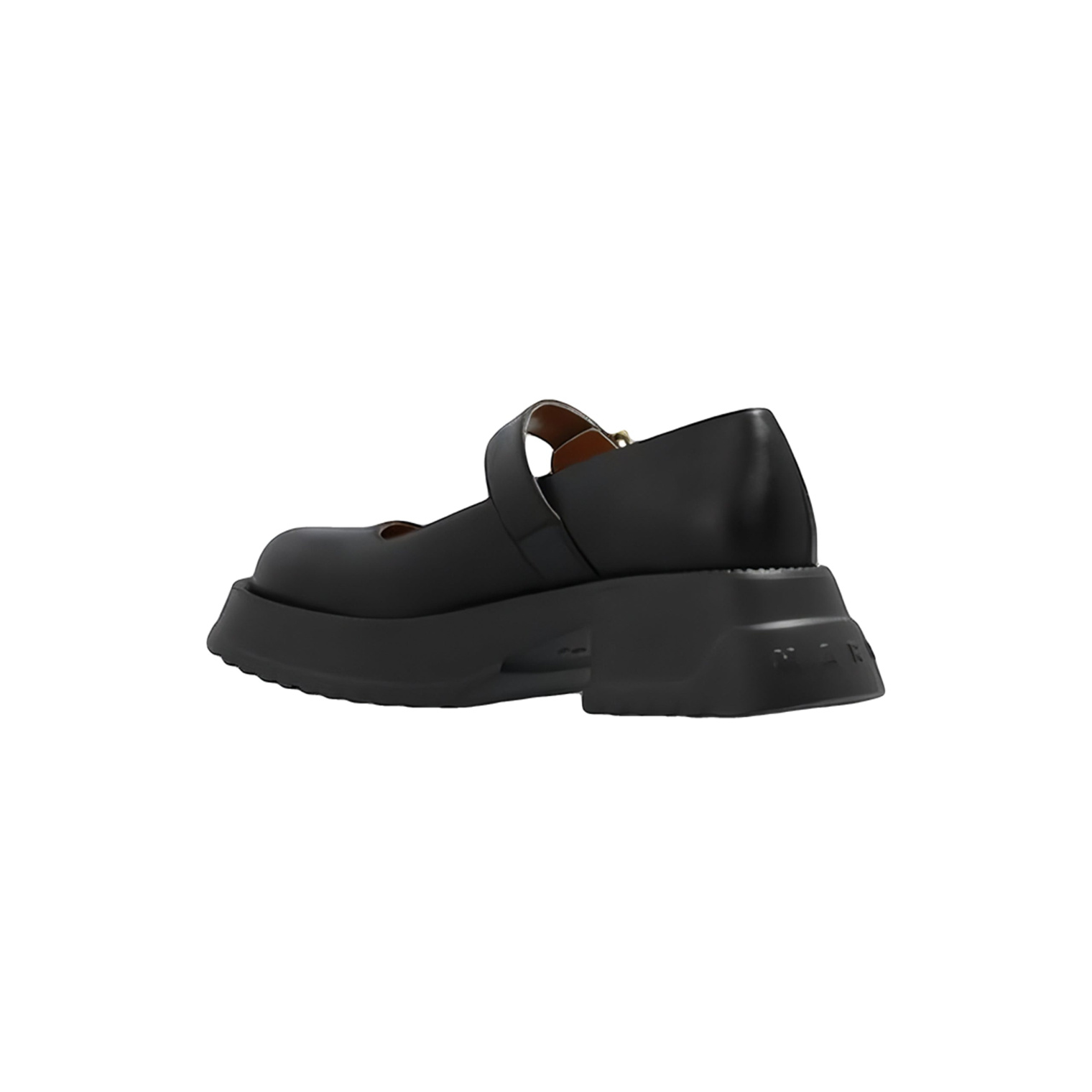 Marni Leather Mary Jane With Platform Sole