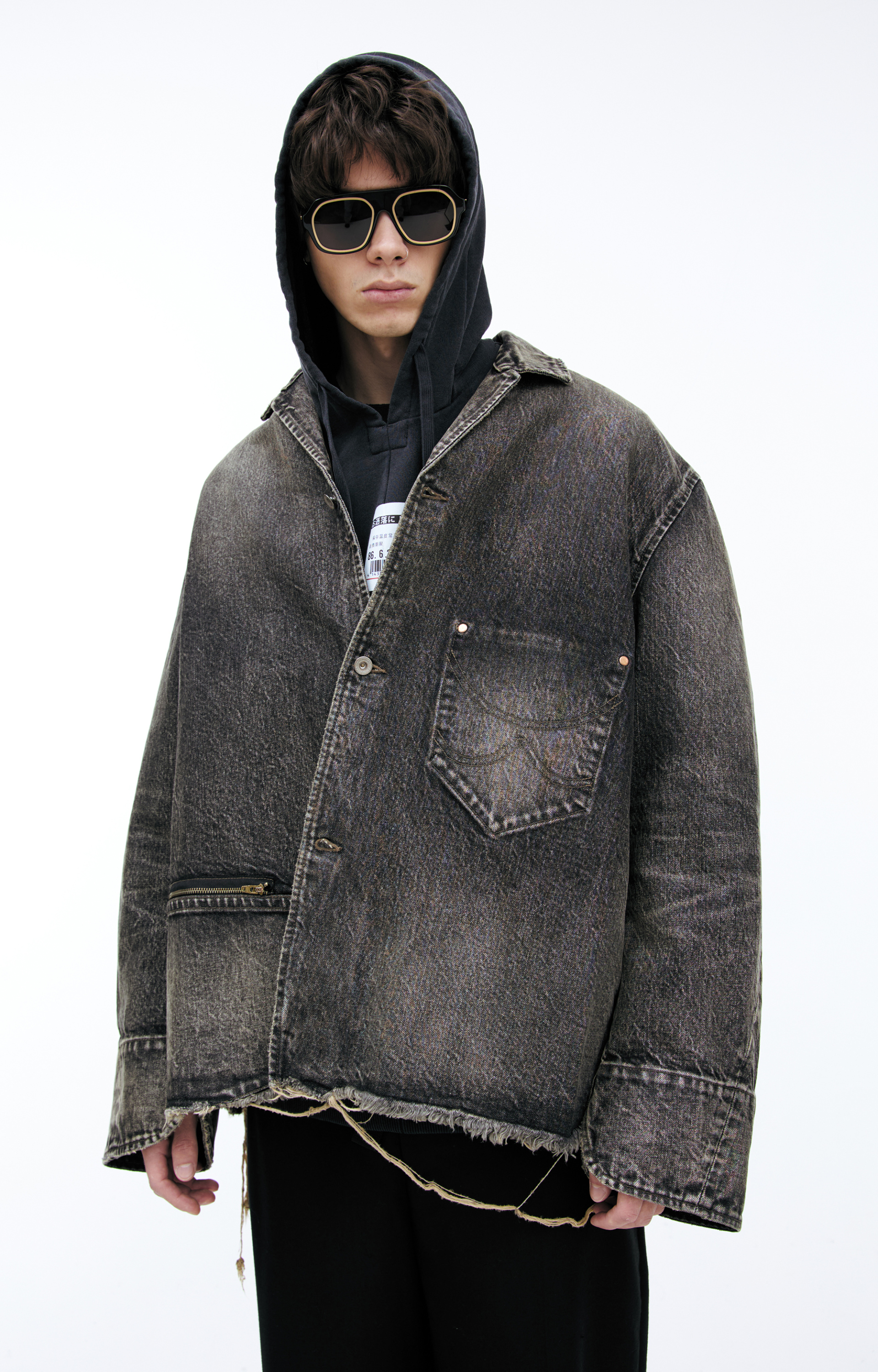 Doublet Denim jacket with washed out effect